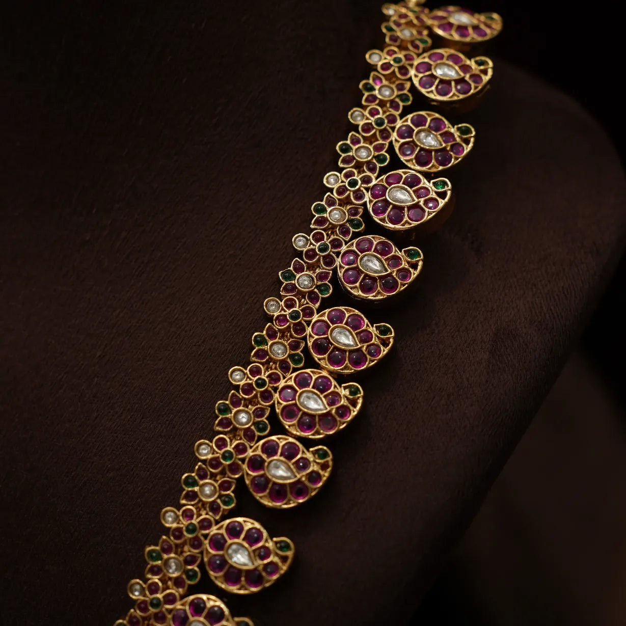 Diya Antique Mango Necklace - Lina Long