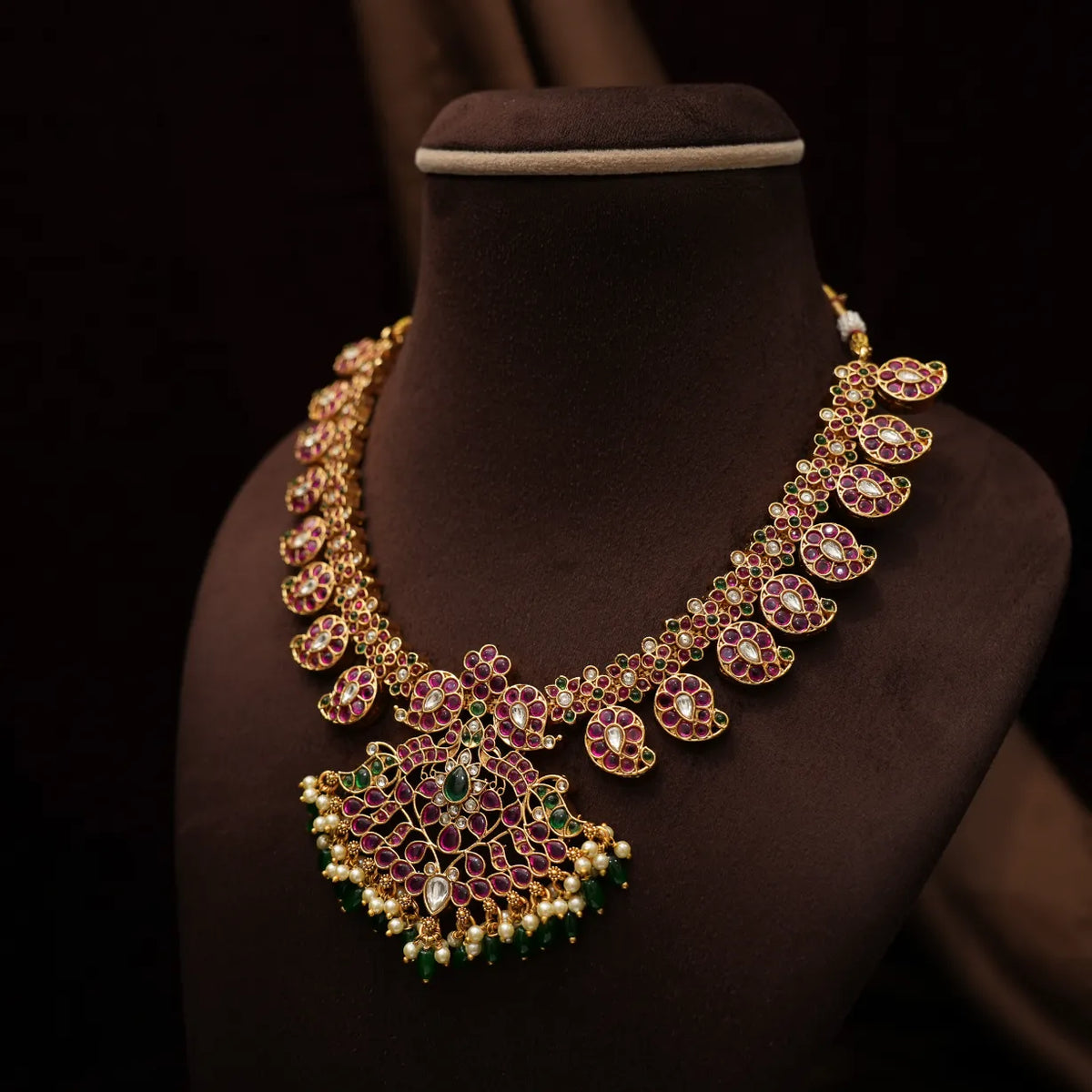 Diya Antique Mango Necklace - Lina Short