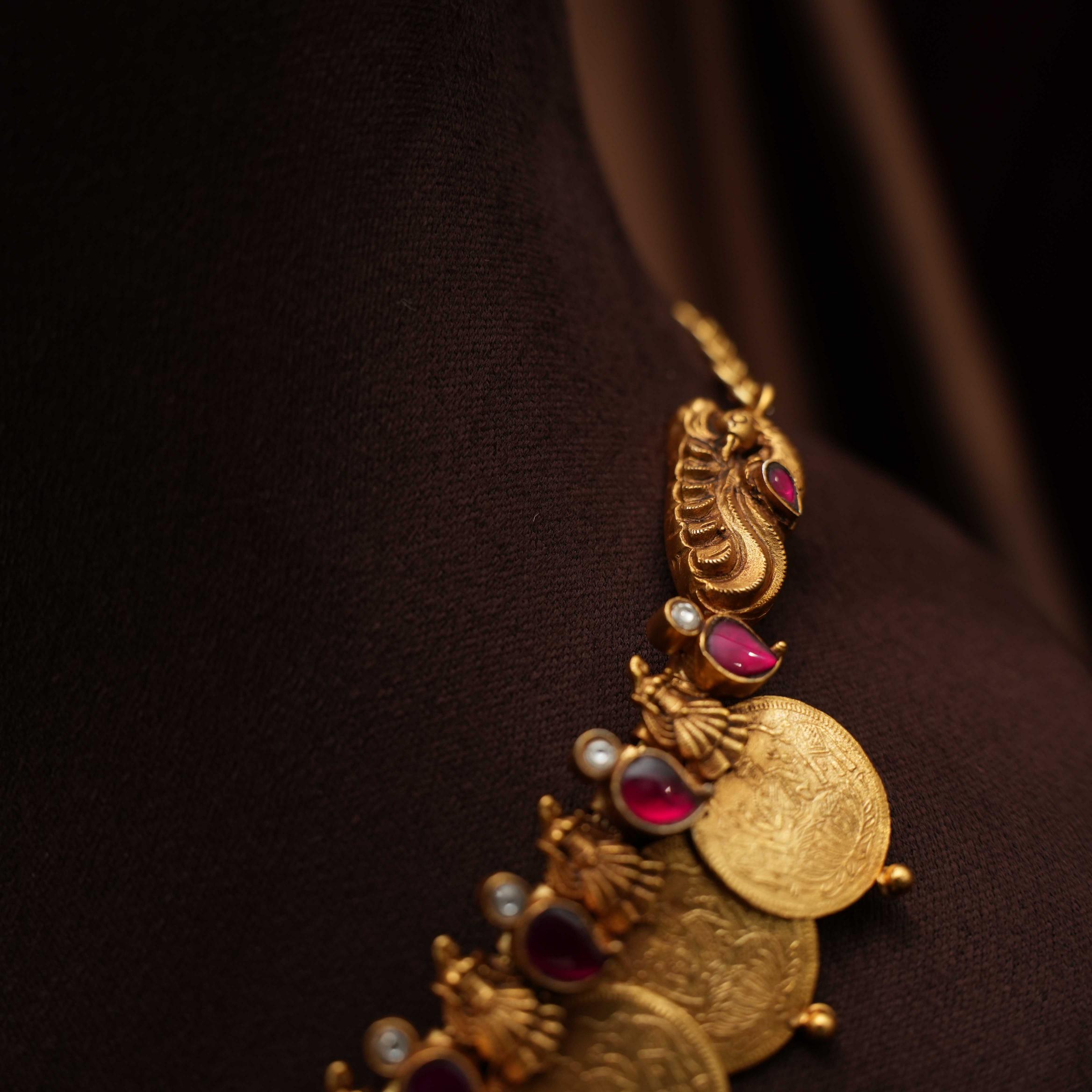 Diya Silver Necklace