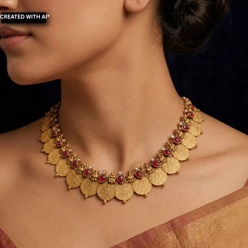 Diya Silver Necklace
