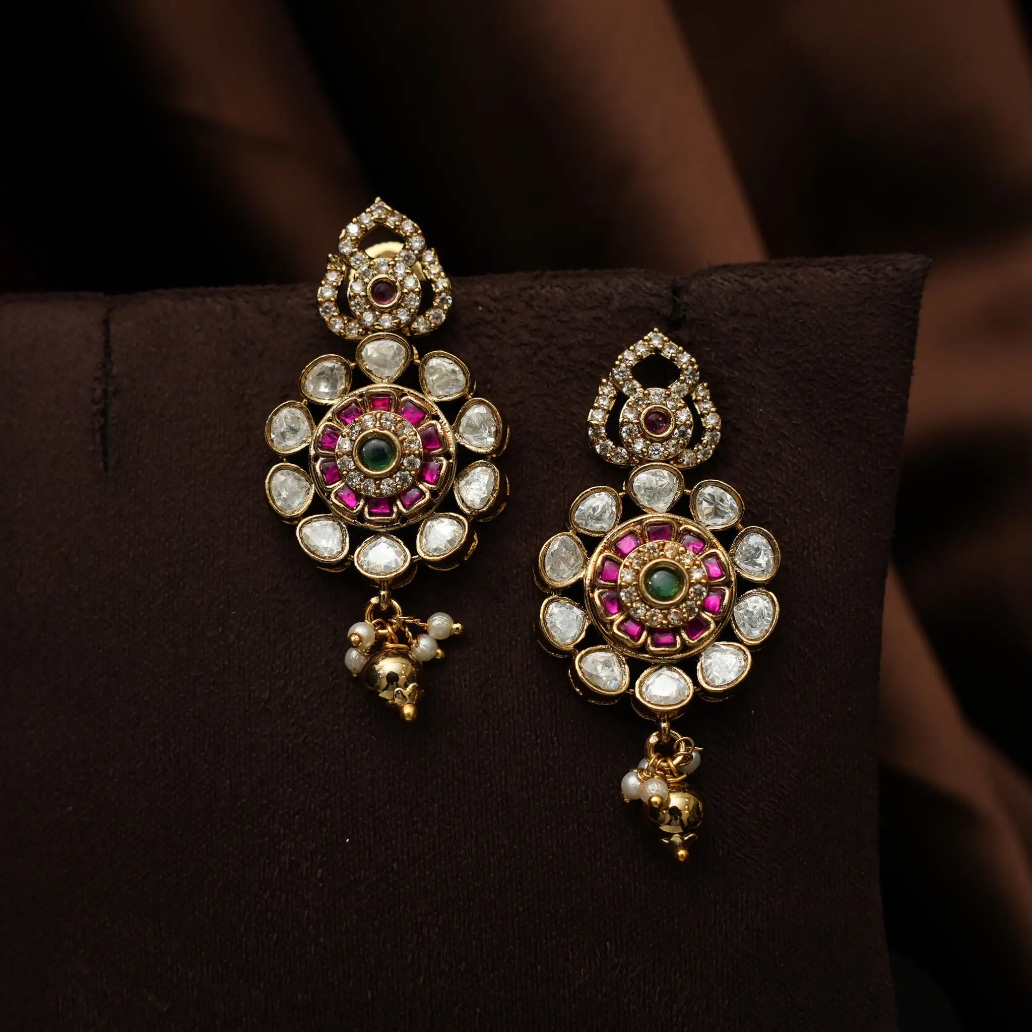 Driti Beaded Polki Choker