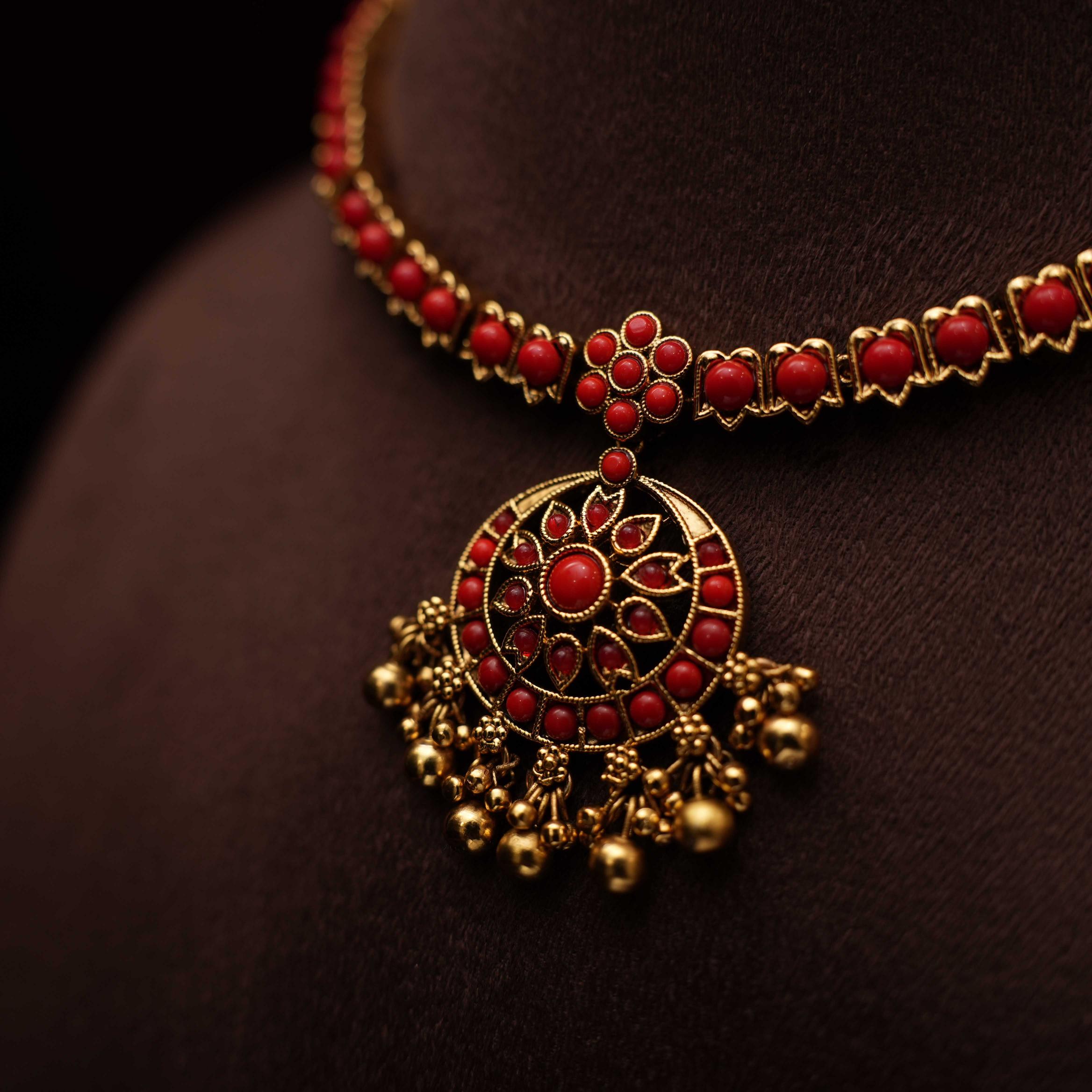 Dutt Antique Necklace - Rimli Boutique