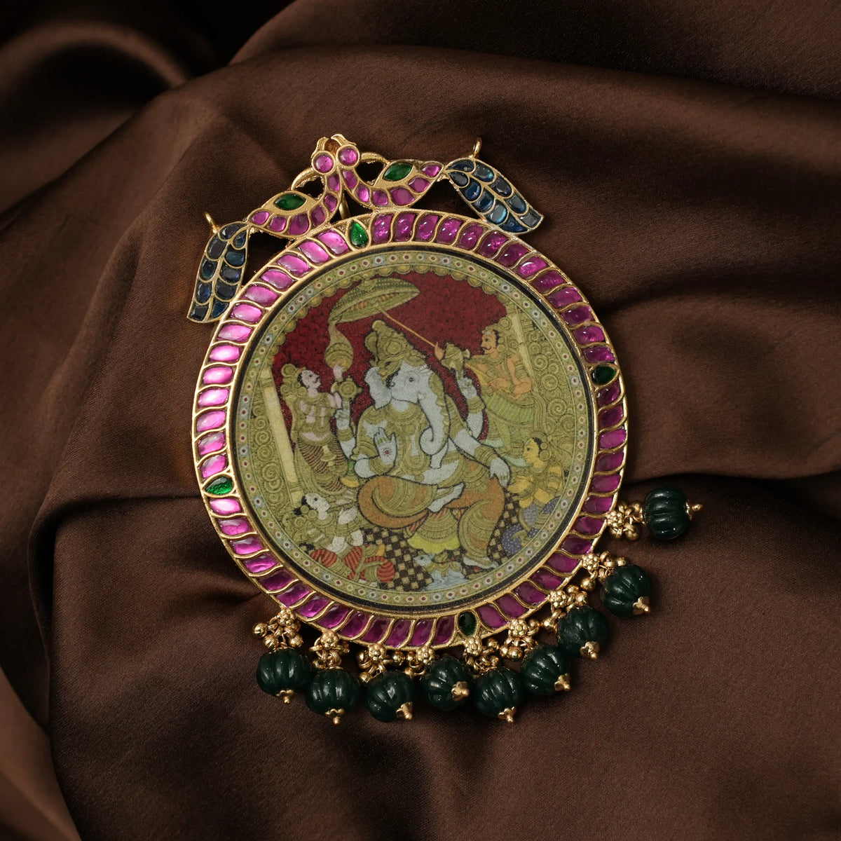 Dvaimaturaya Polki Pendant