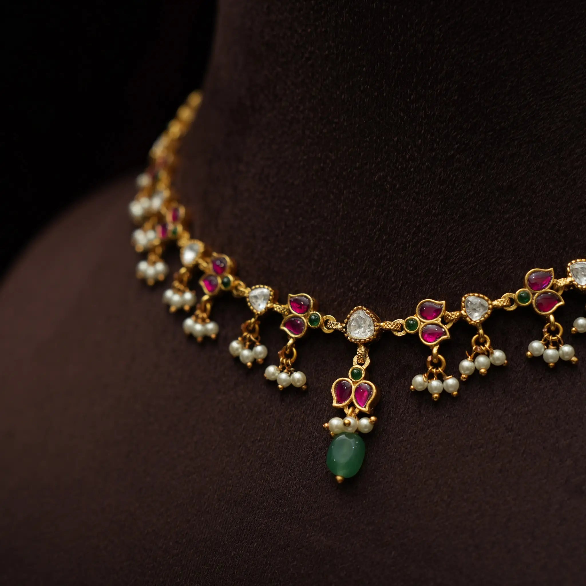 Dvija Polki Choker