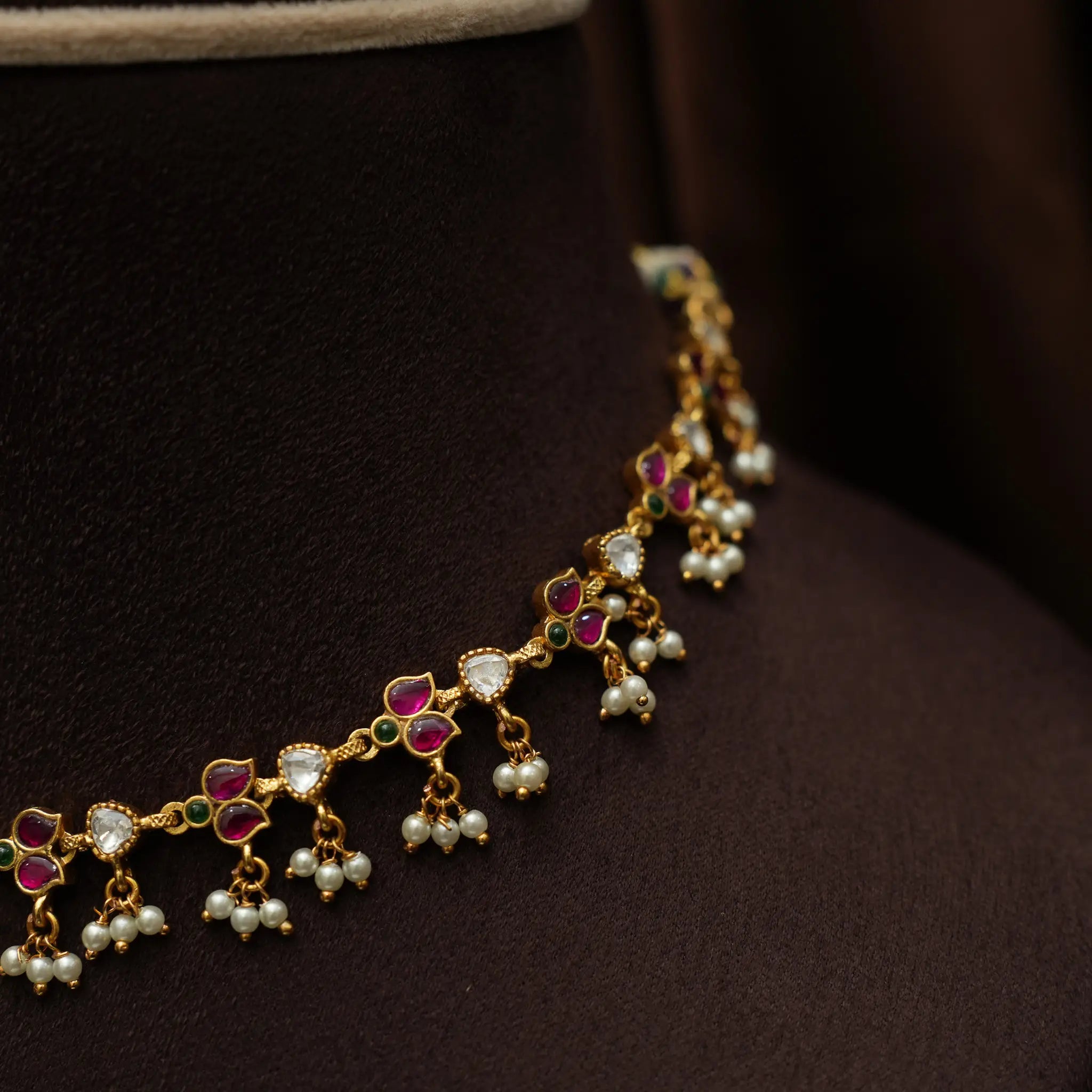 Dvija Polki Choker