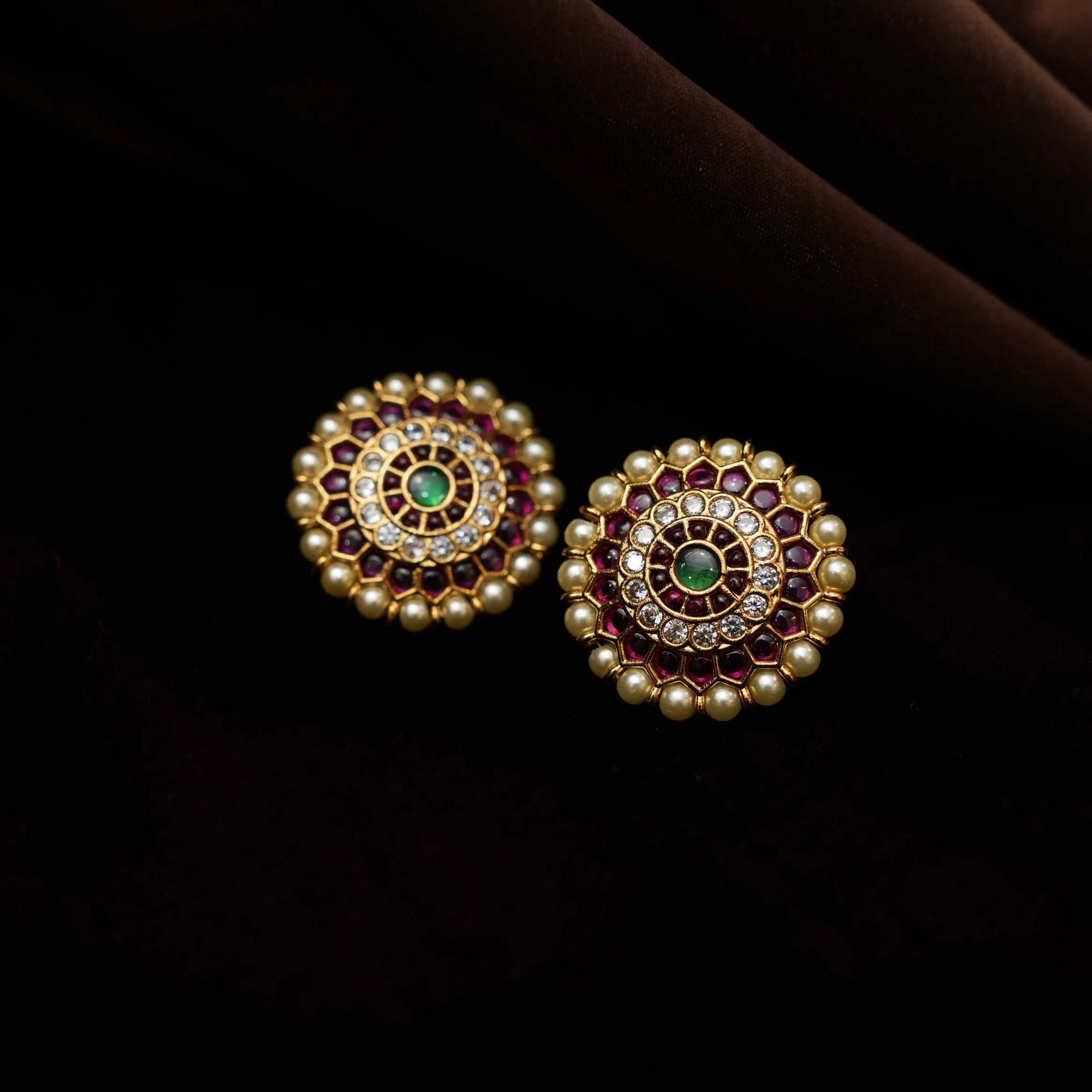 Eijaz Beaded Choker - Red