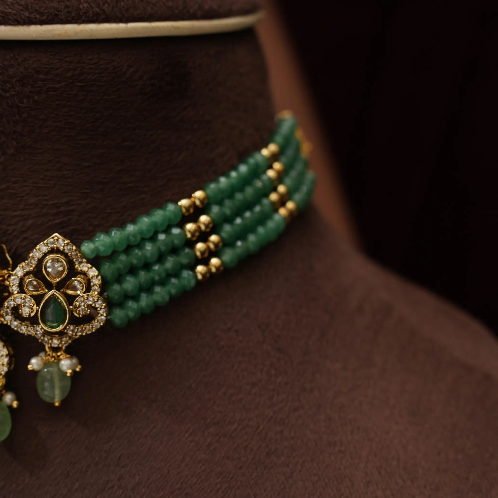 Ekisha Beaded Polki Choker