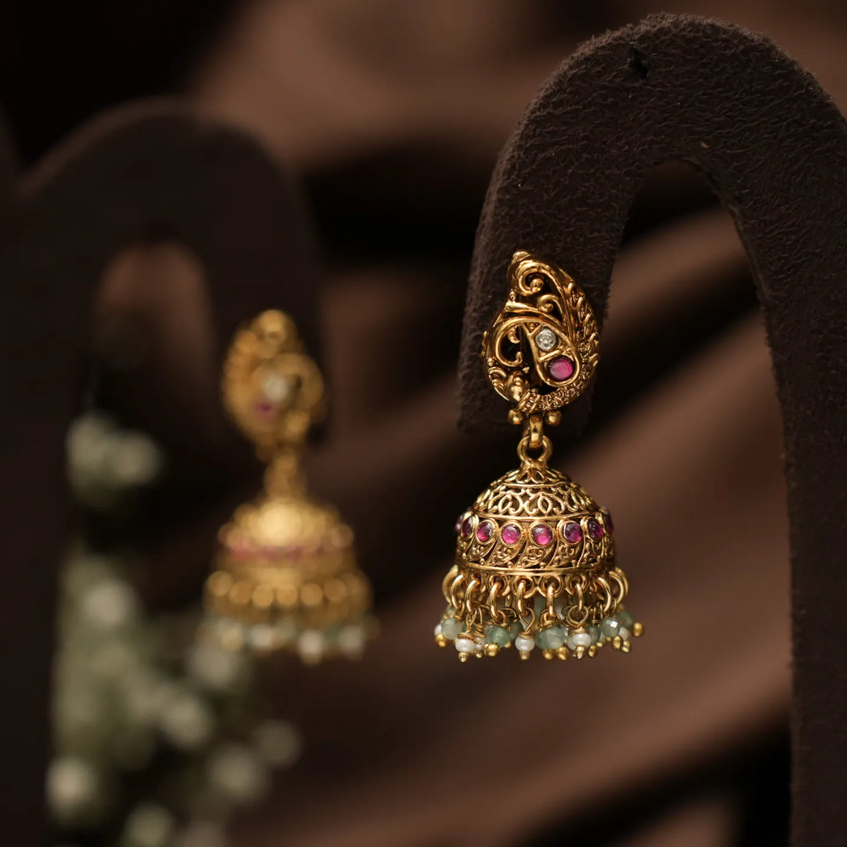 Eliana Antique Jhumka Earrings