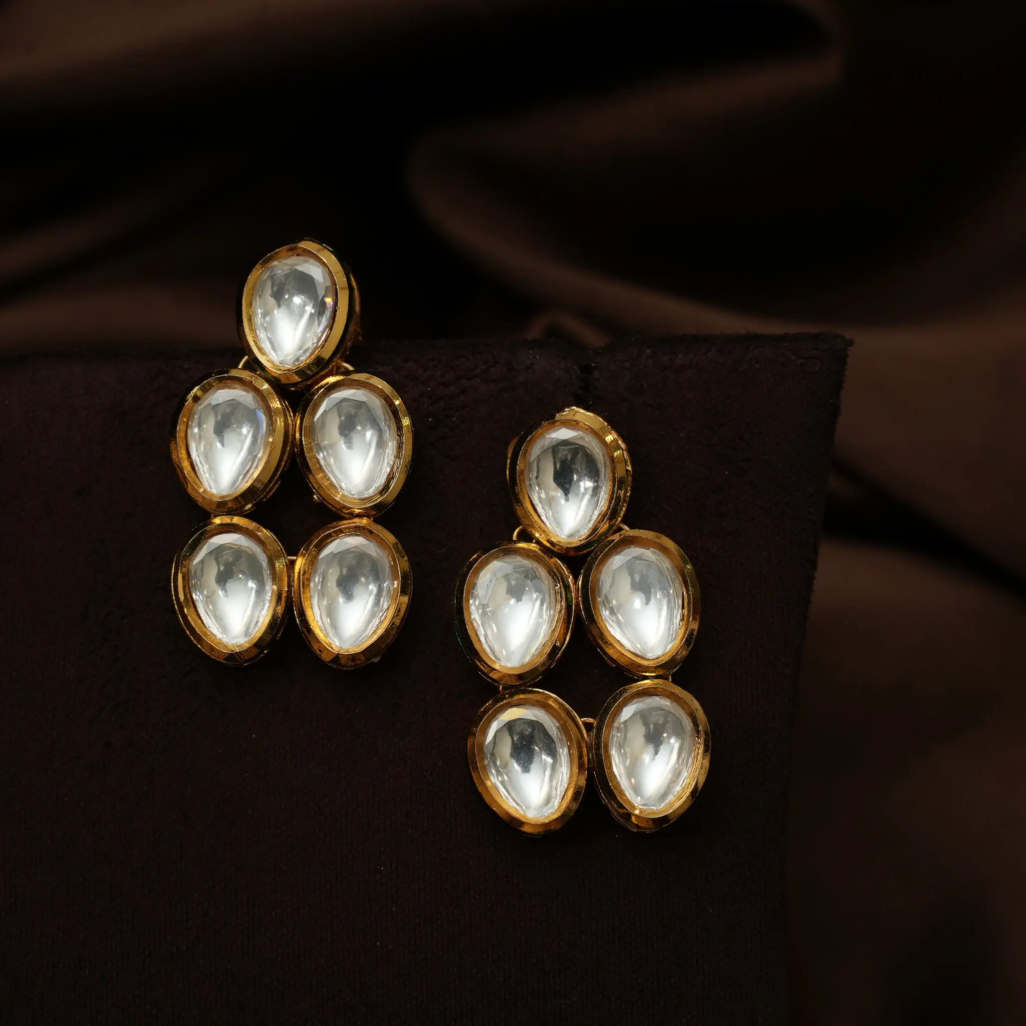 Elias Kundan Earrings