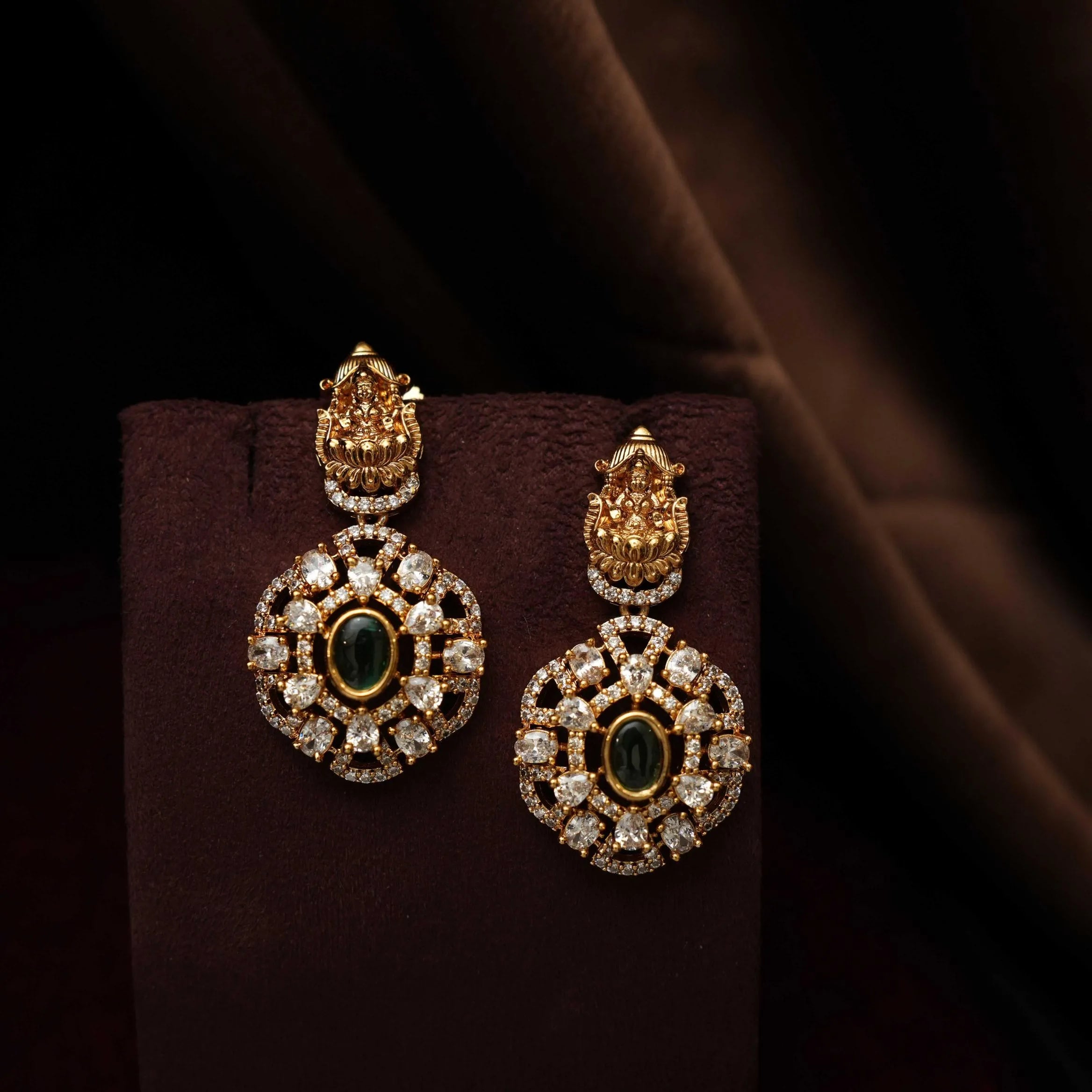 Elin Antique Necklace - Green