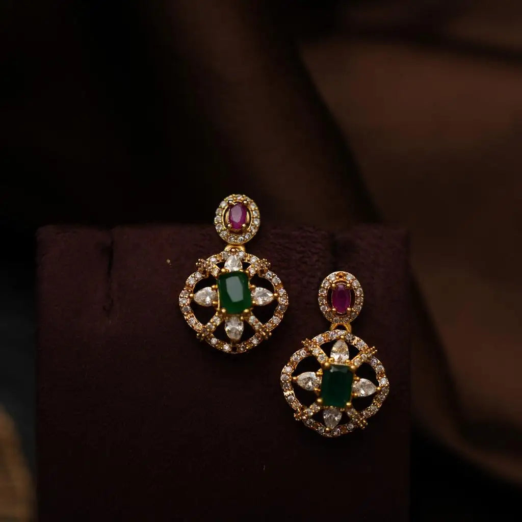 Elina Zircon Earrings