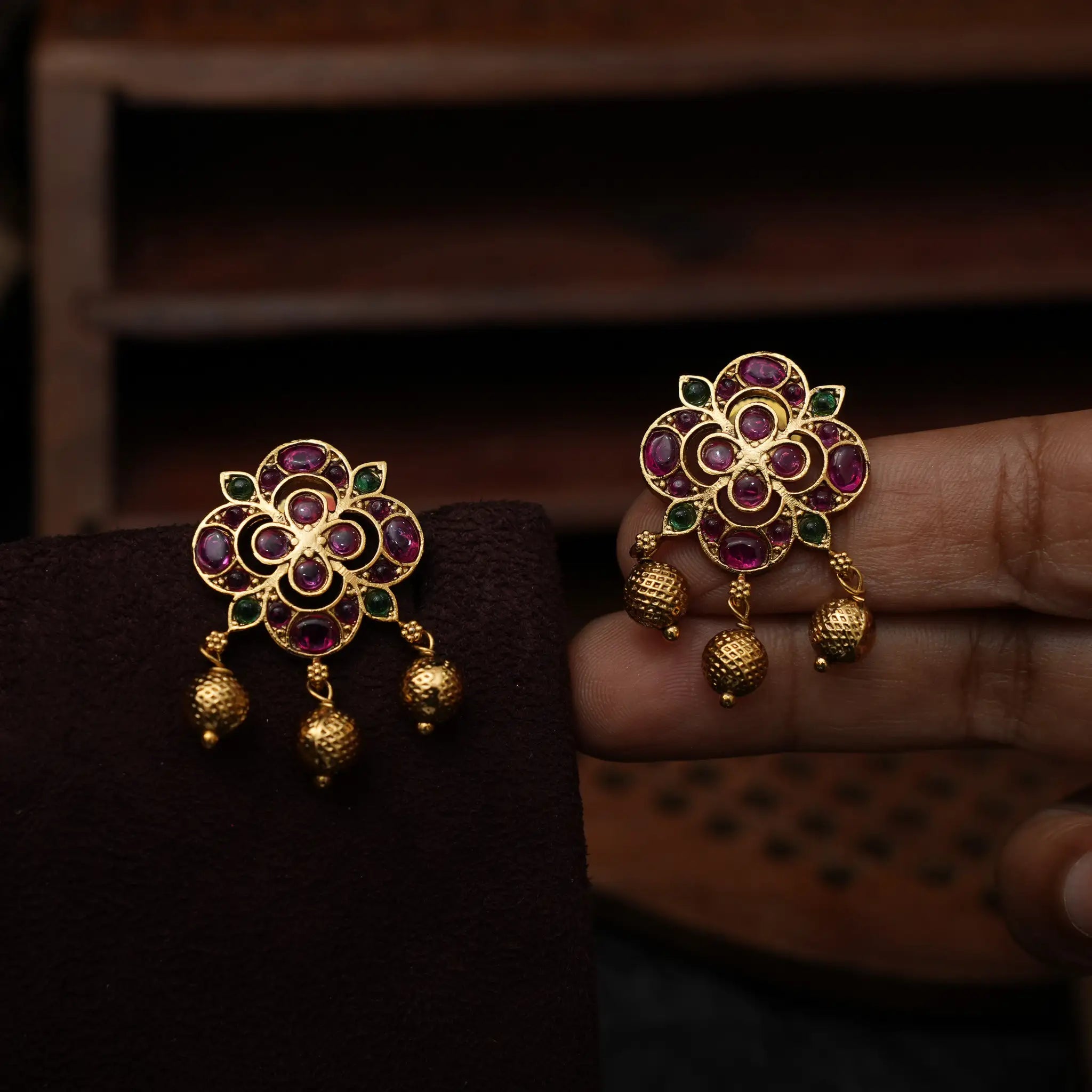 Ember Antique Ear Stud