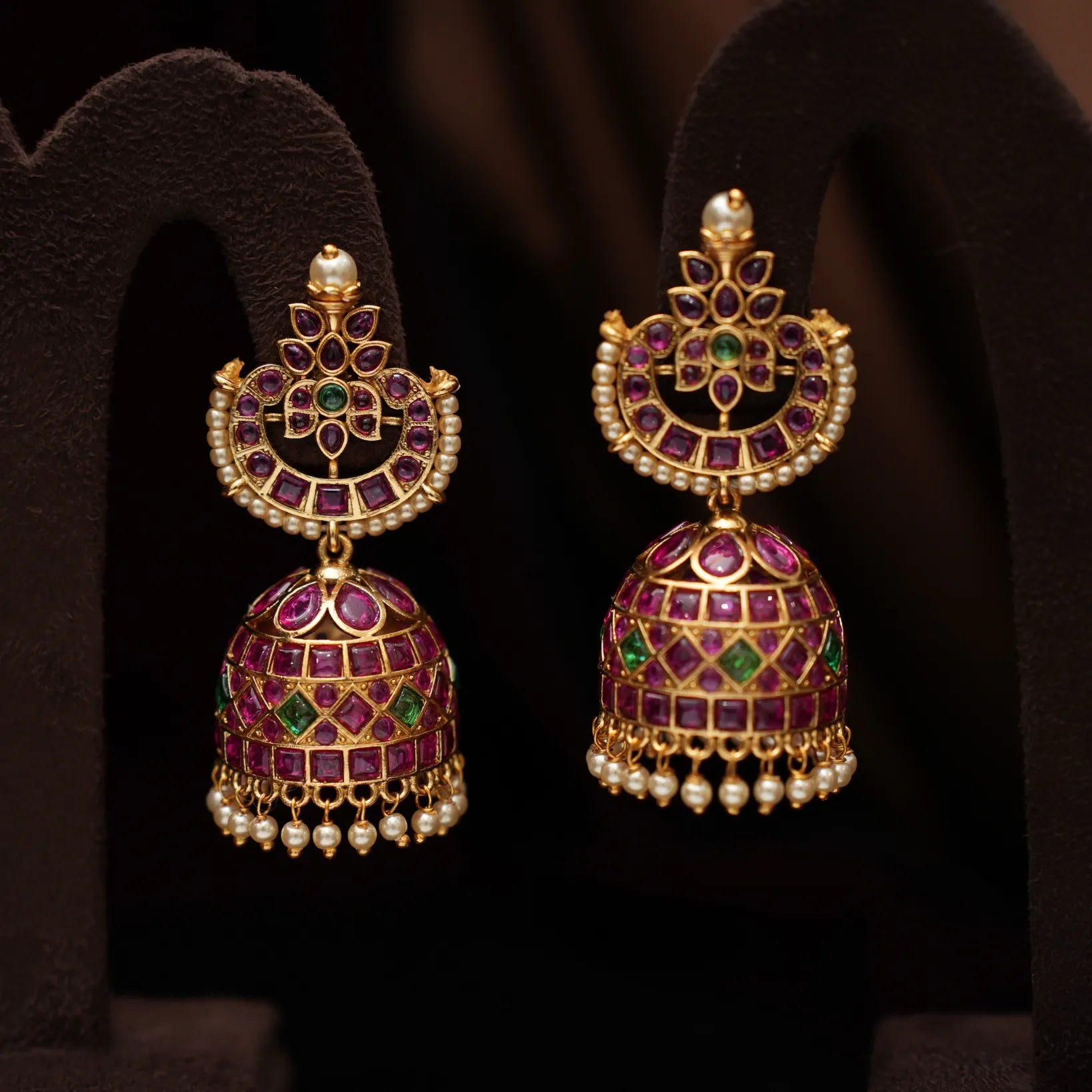 Emika Antique Jhumka Earrings