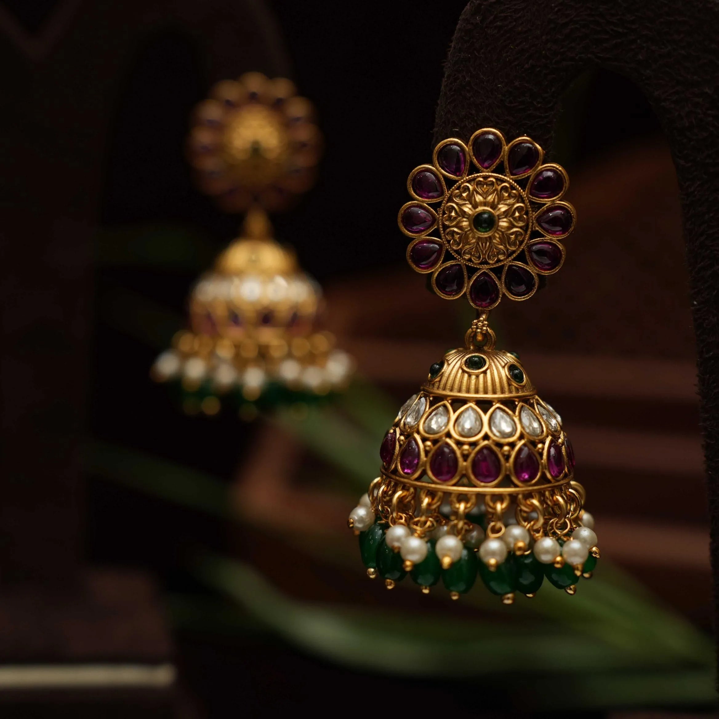 Enayat Antique Jhumka Earrings