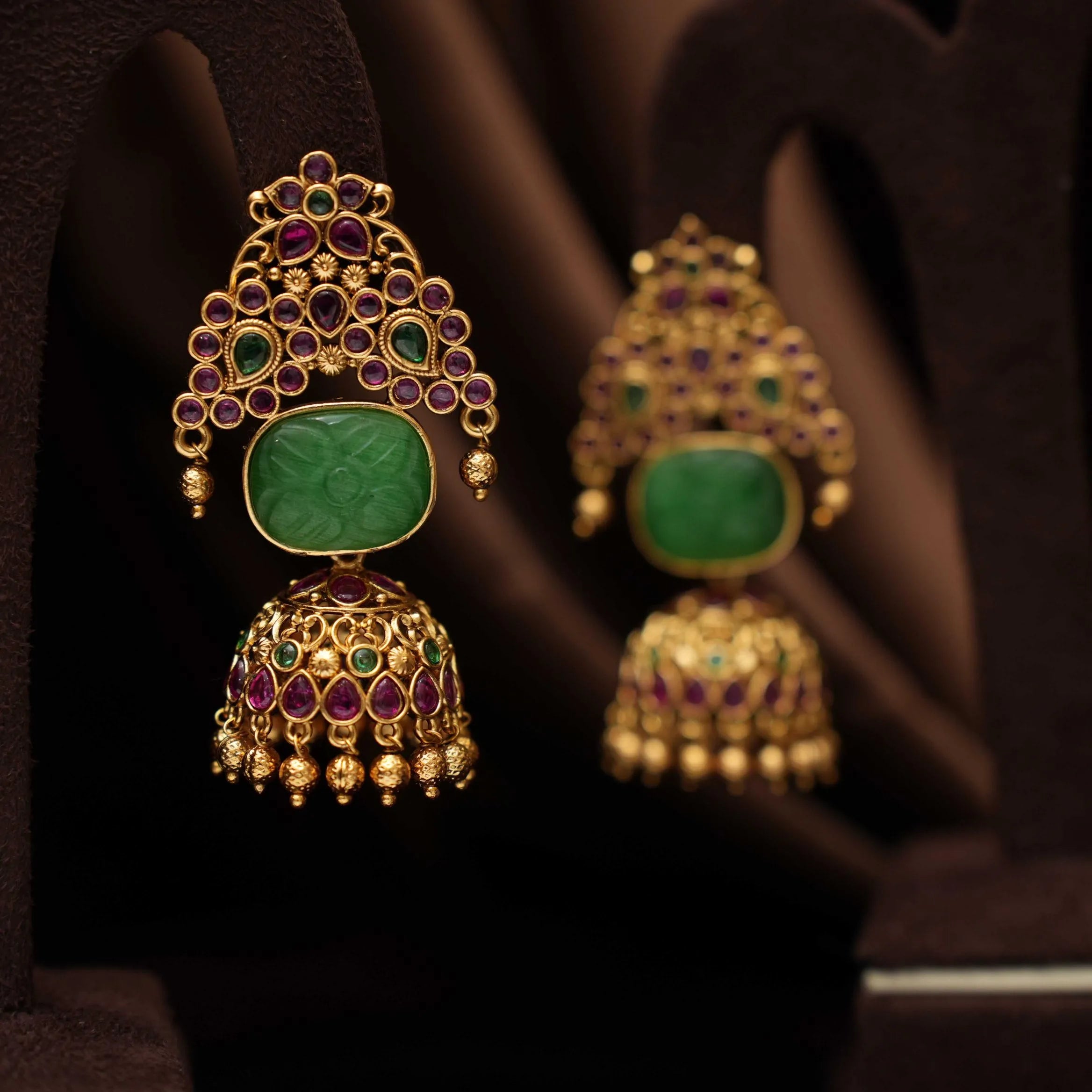 Eshal Antique Jhumka Earrings