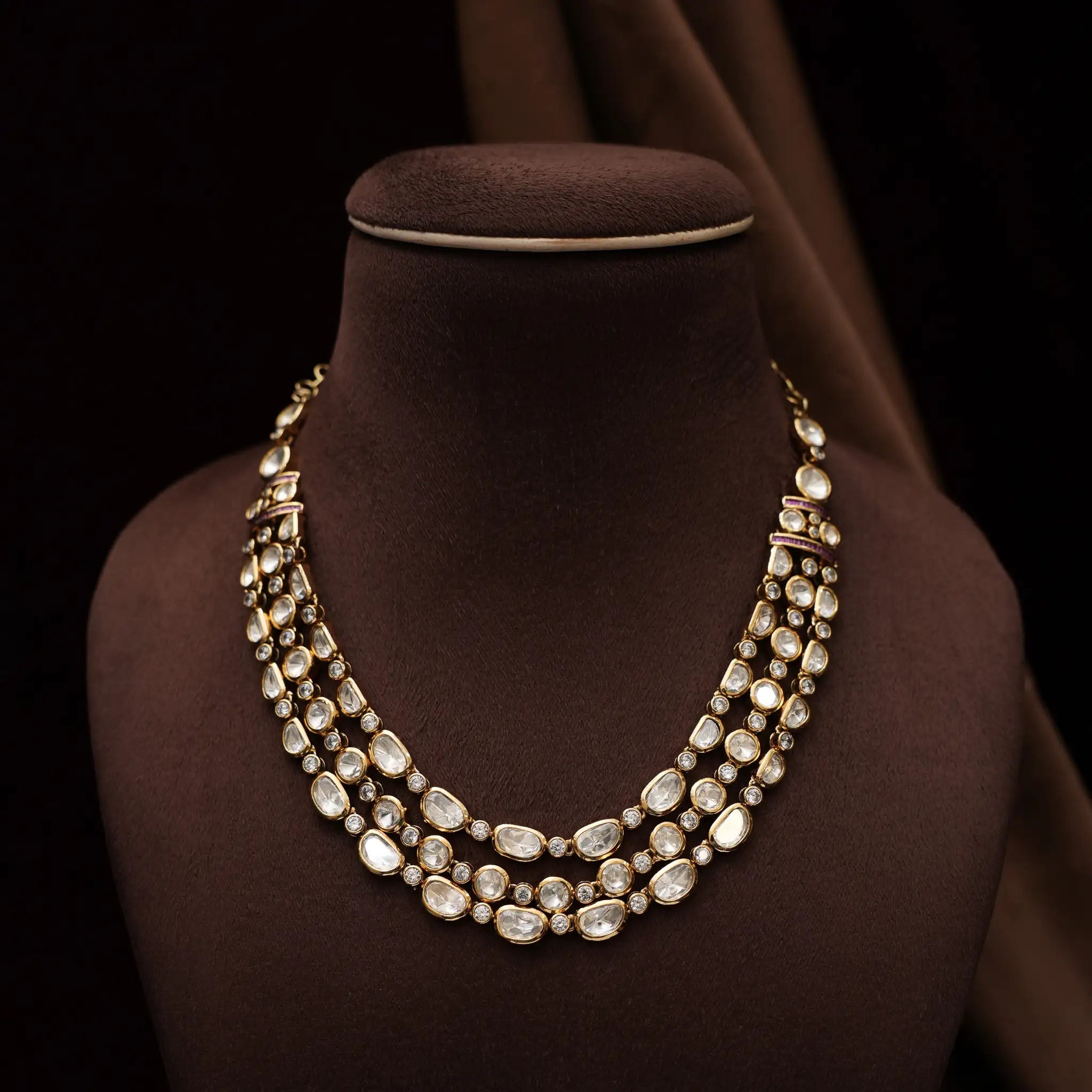 Eshika Victorian Polki Necklace