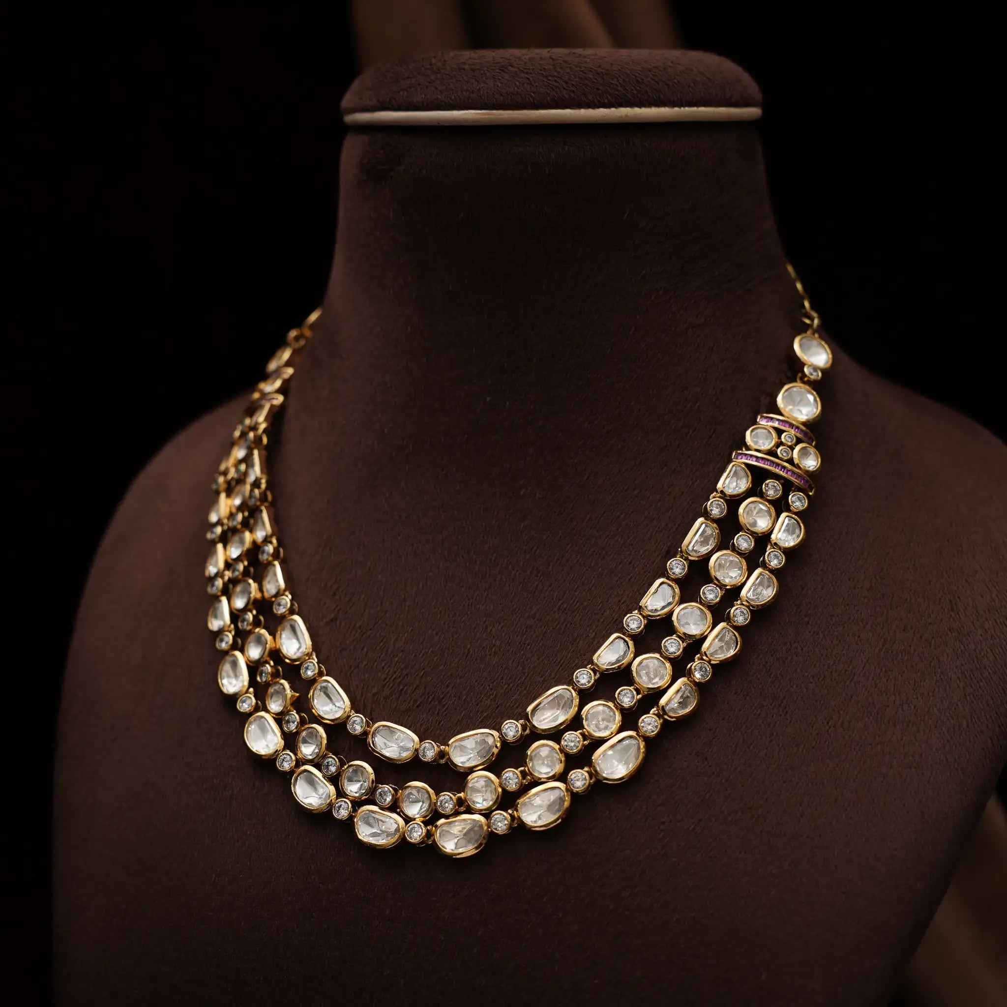 Eshika Victorian Polki Necklace