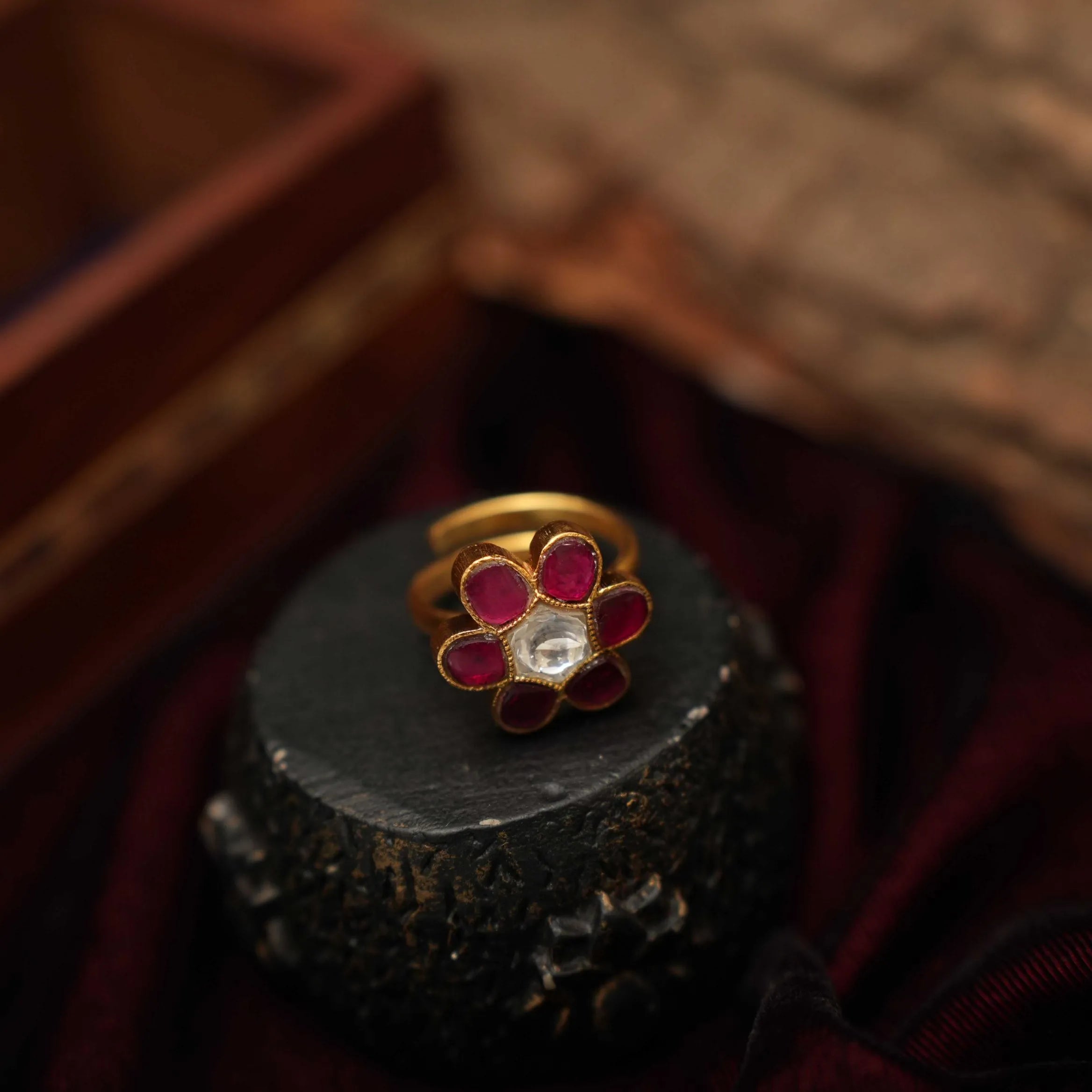 Eshitha Polki Ring - Rimli Boutique