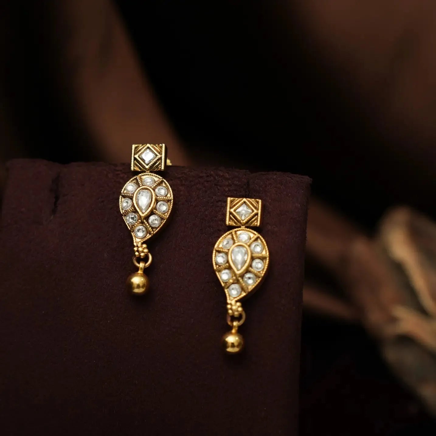 Eshnaa Antique Attigai Necklace