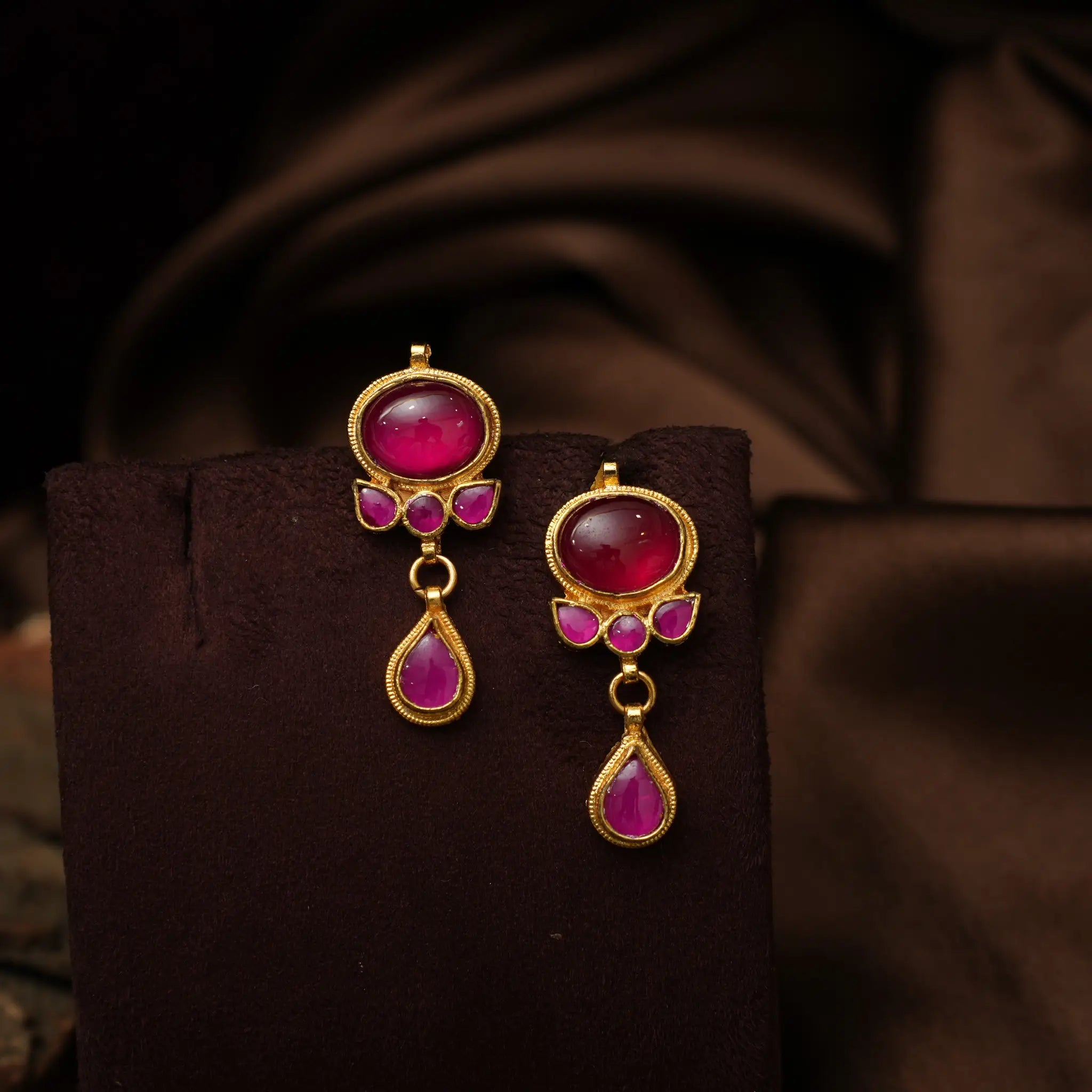 Eshu Polki Designer Earrings