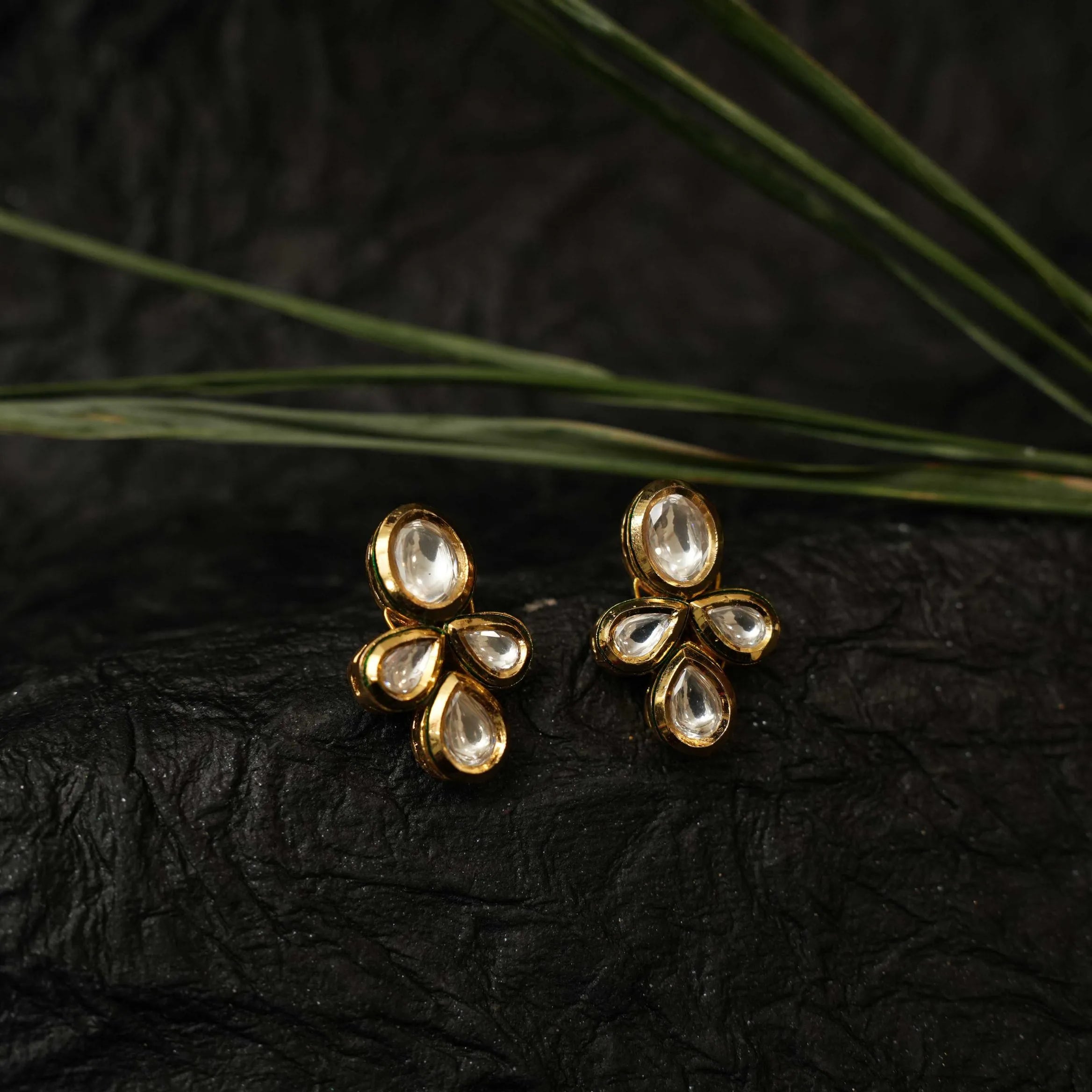 Ethnic Kundan Earrings - Riti