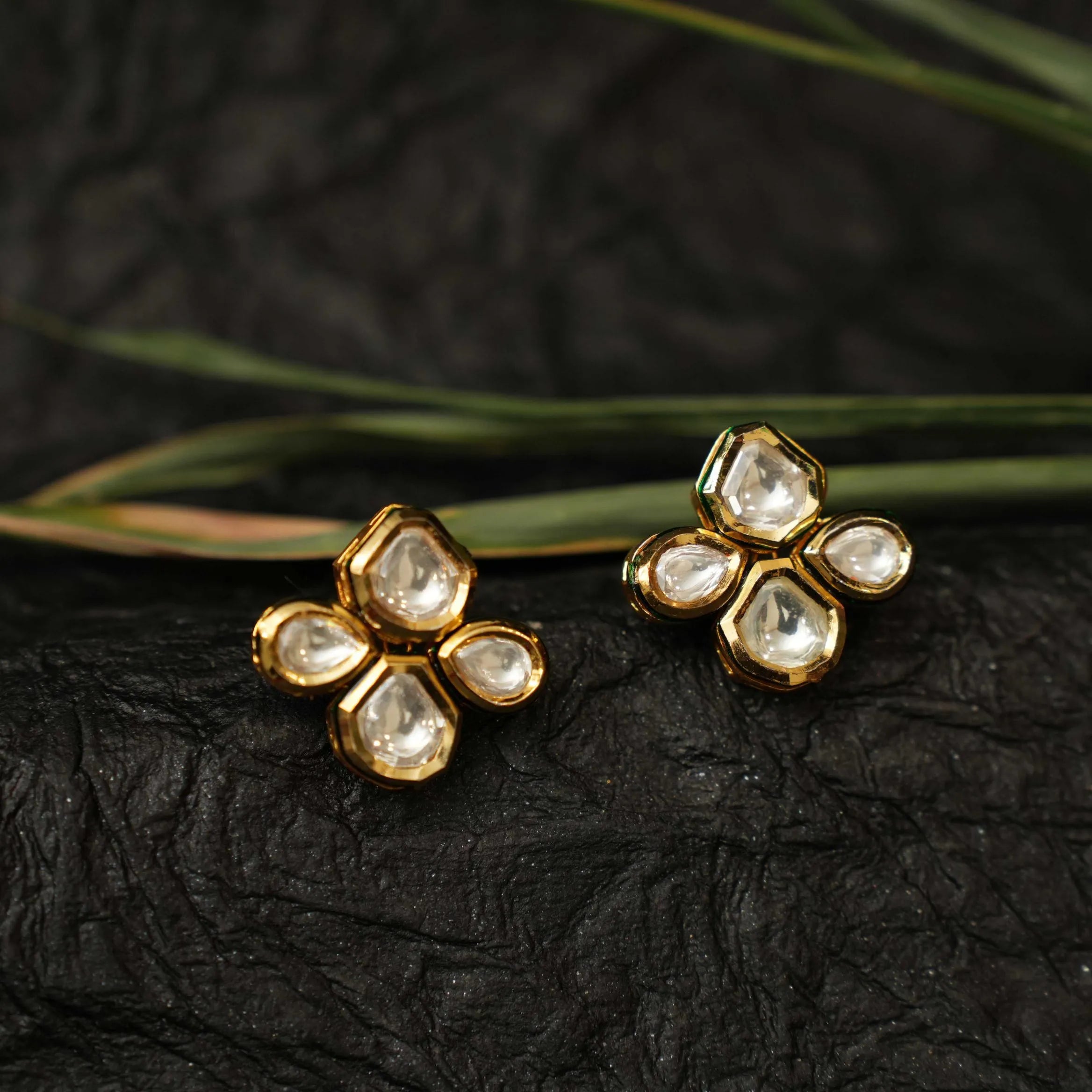 Ethnic Kundan Earrings - Simi