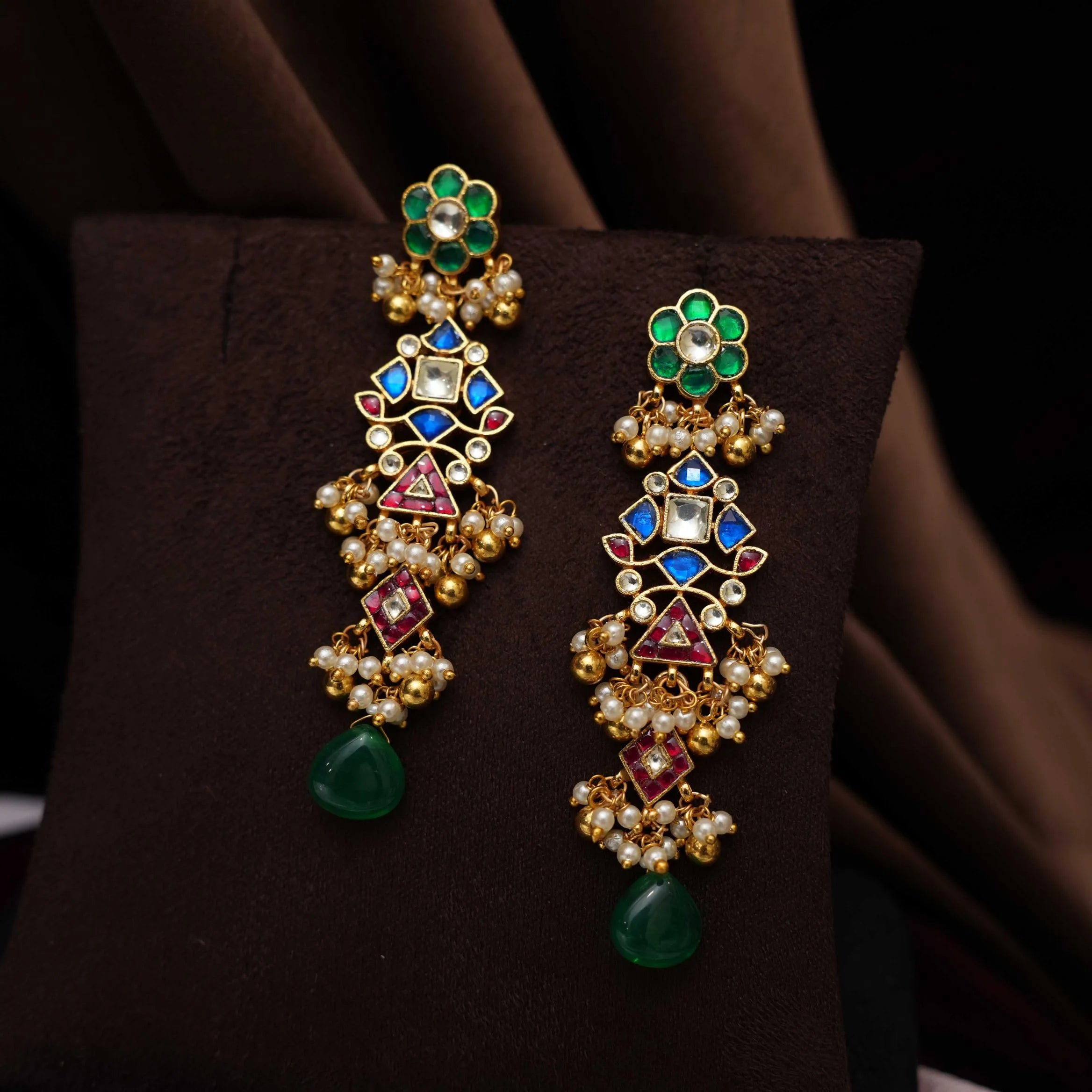 Fahari Polki Designer Earrings
