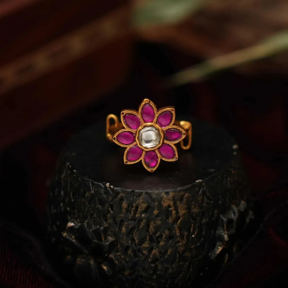 Falita Polki Ring - Rimli Boutique