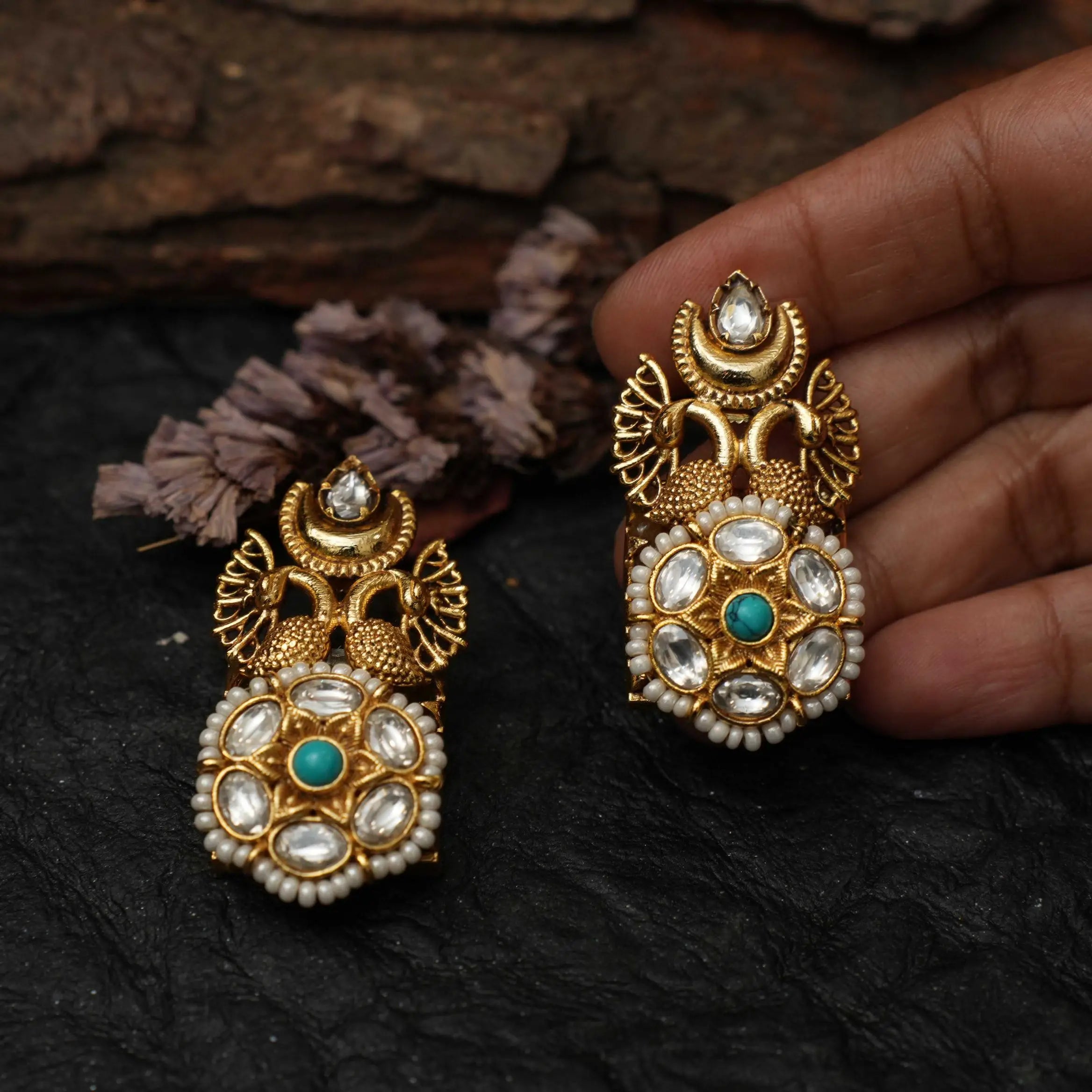 Fanya Polki Ear Stud