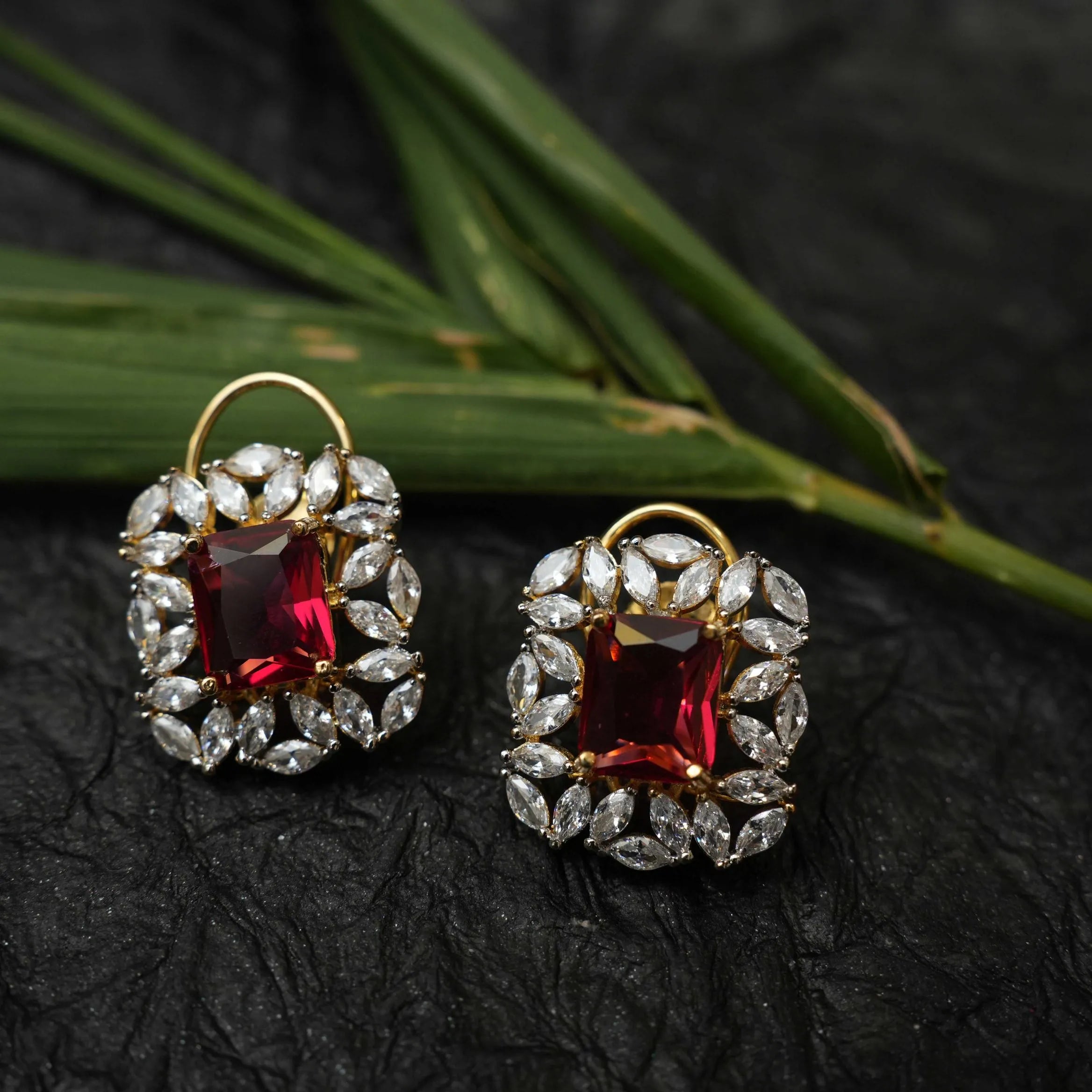 Faria Zircon Pendant - Red