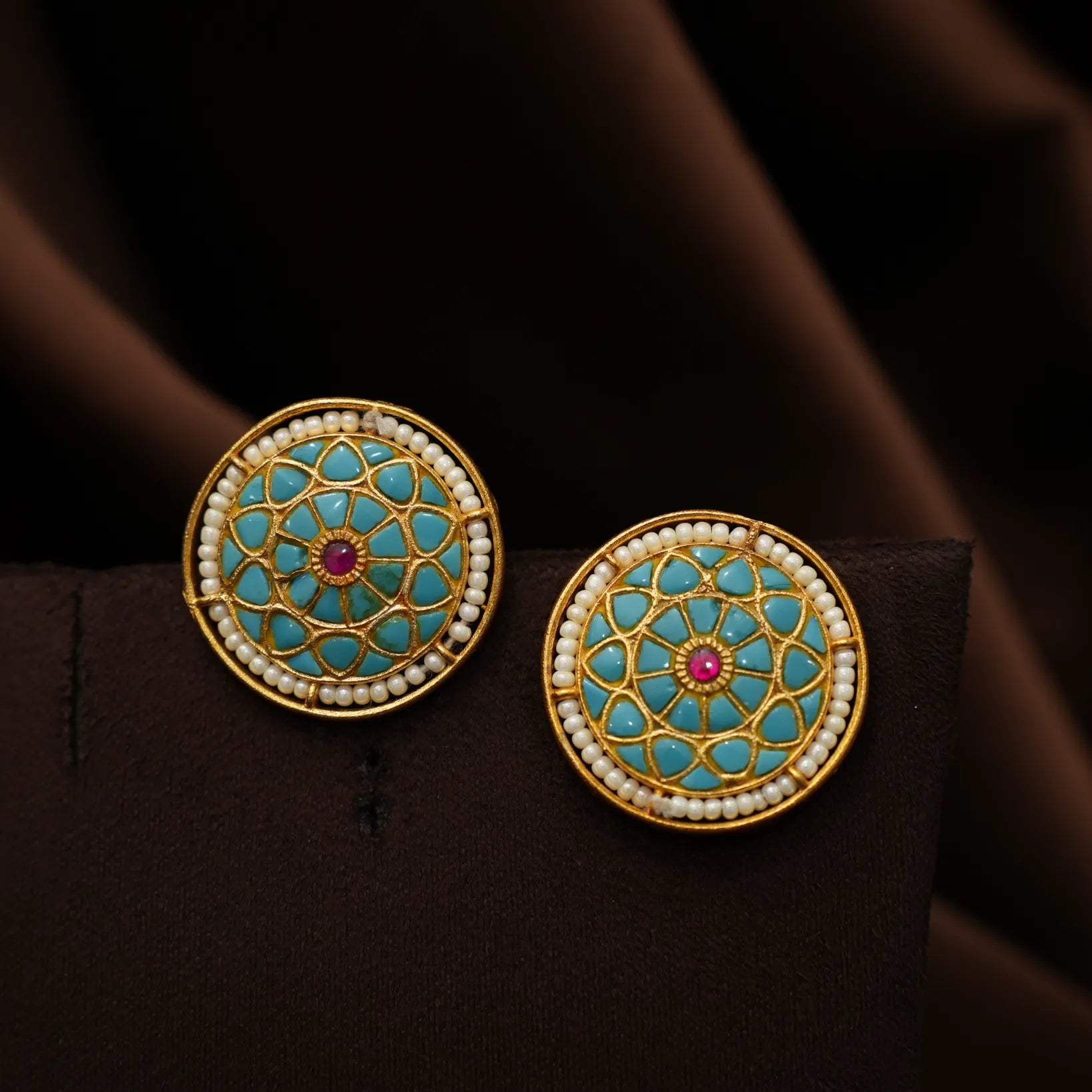 Finika Polki Choker - Turquoise