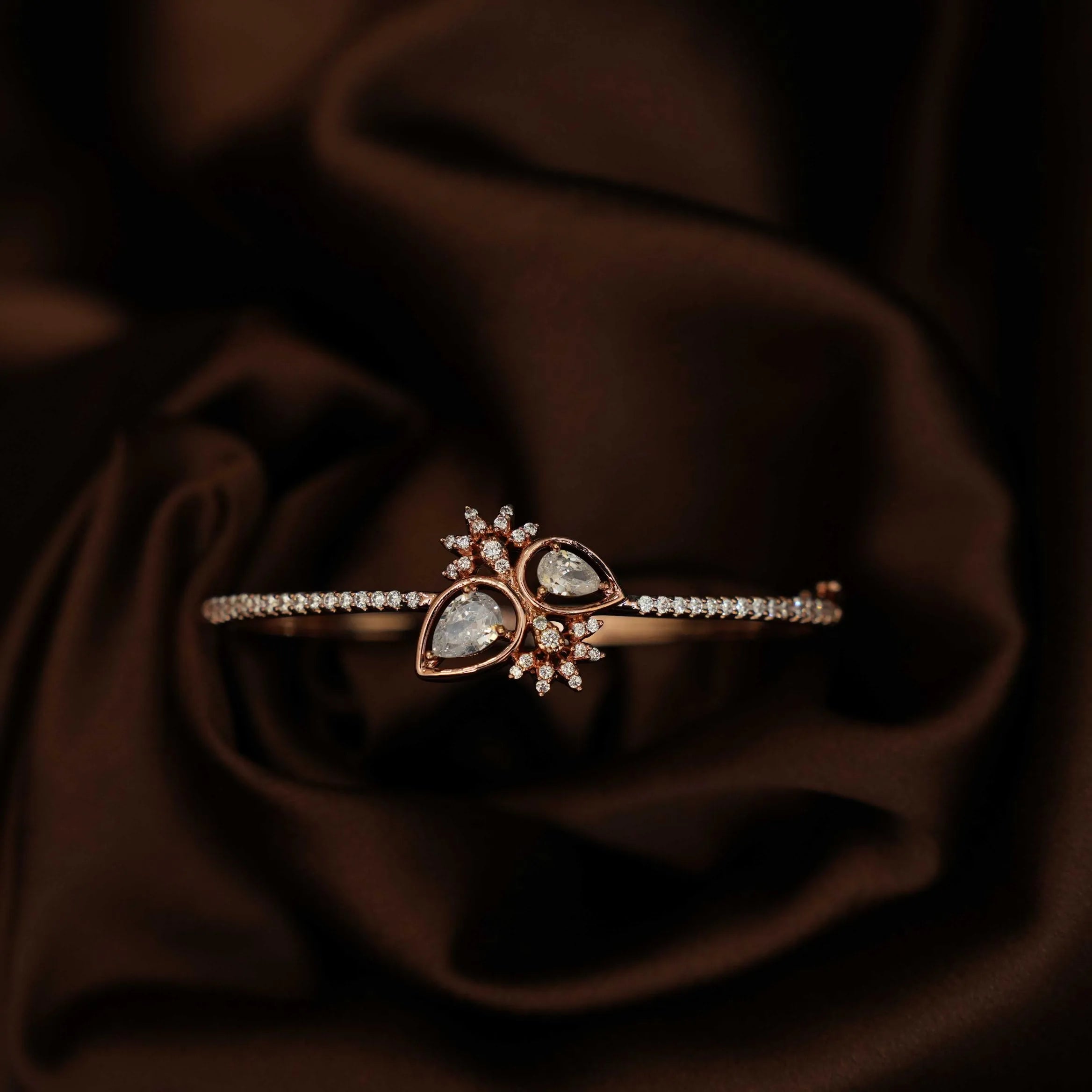 Gandha Zircon Bracelet - Rose Gold