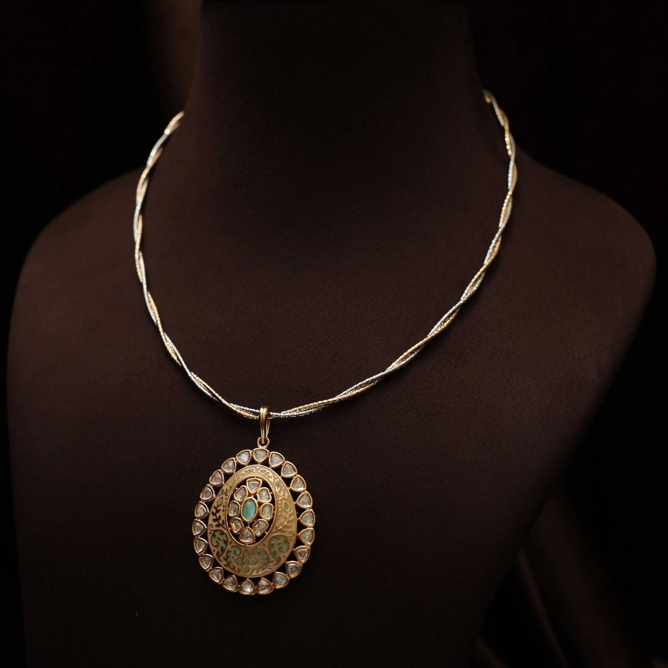 Gandini Zircon Hasli Necklace