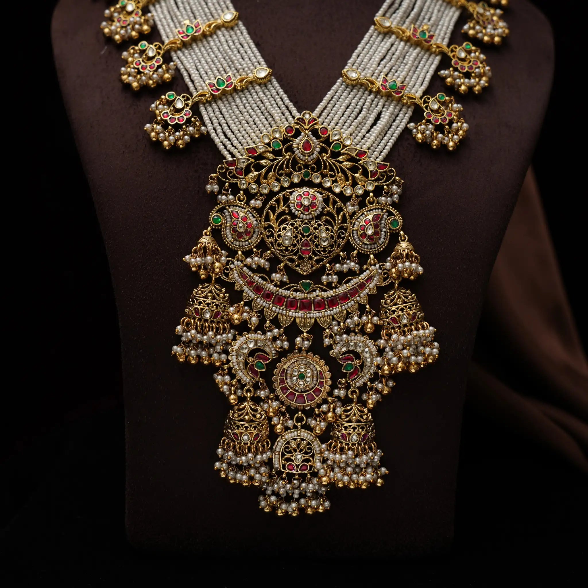 Gangika Pearl Polki Necklace