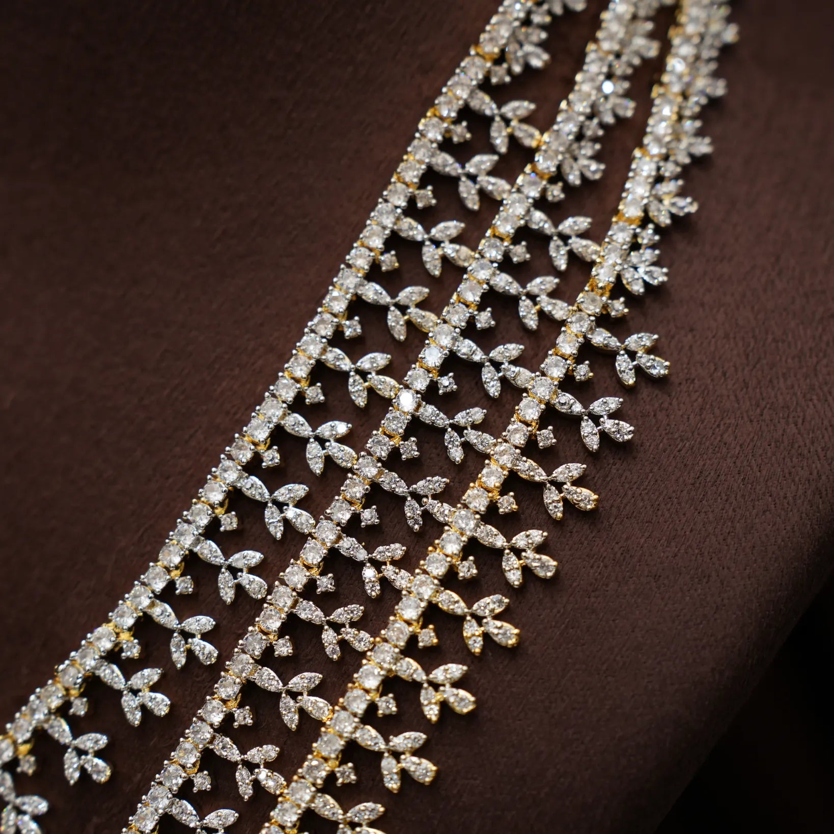 Garati Layered Zircon Necklace
