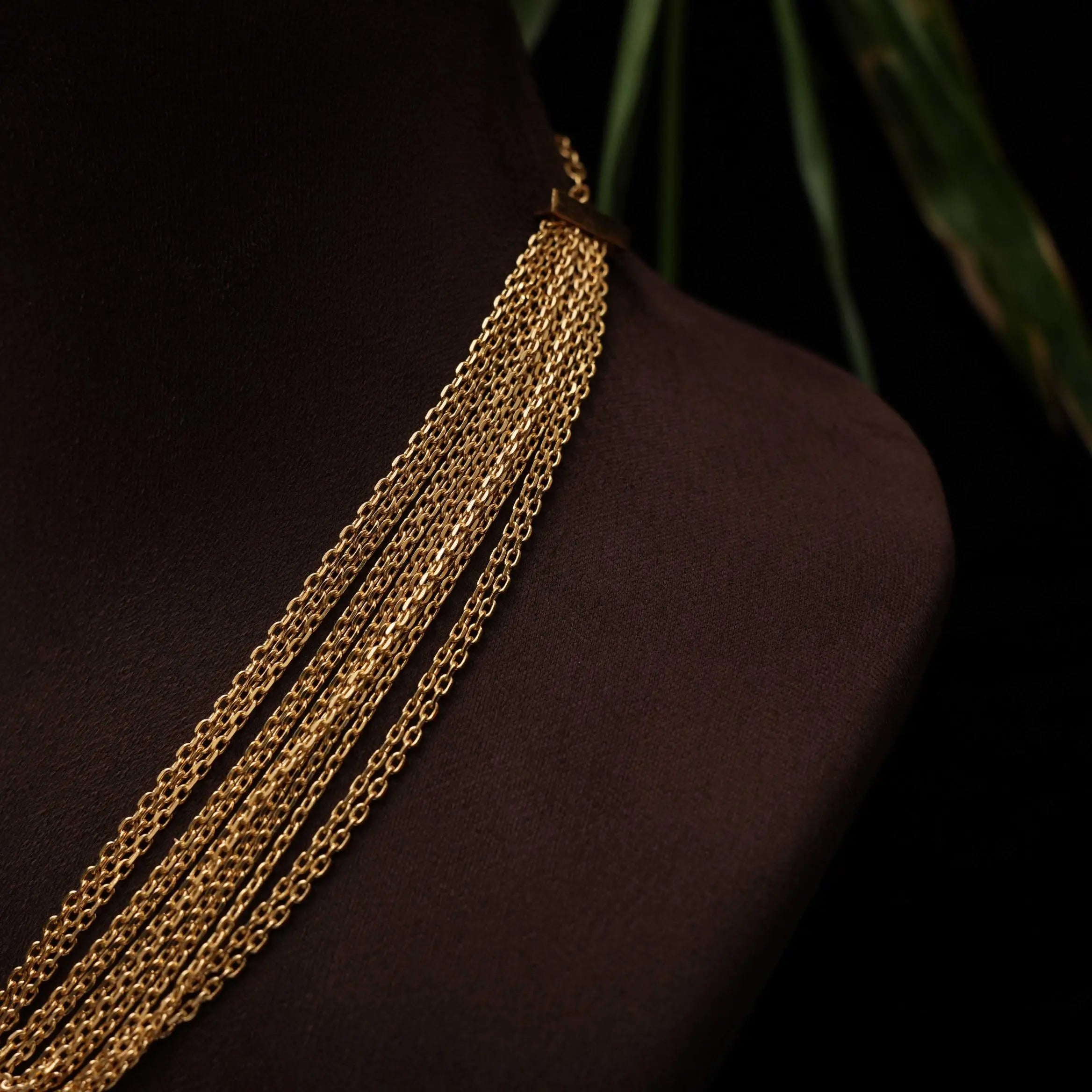 Gatha Polki Necklace - Red