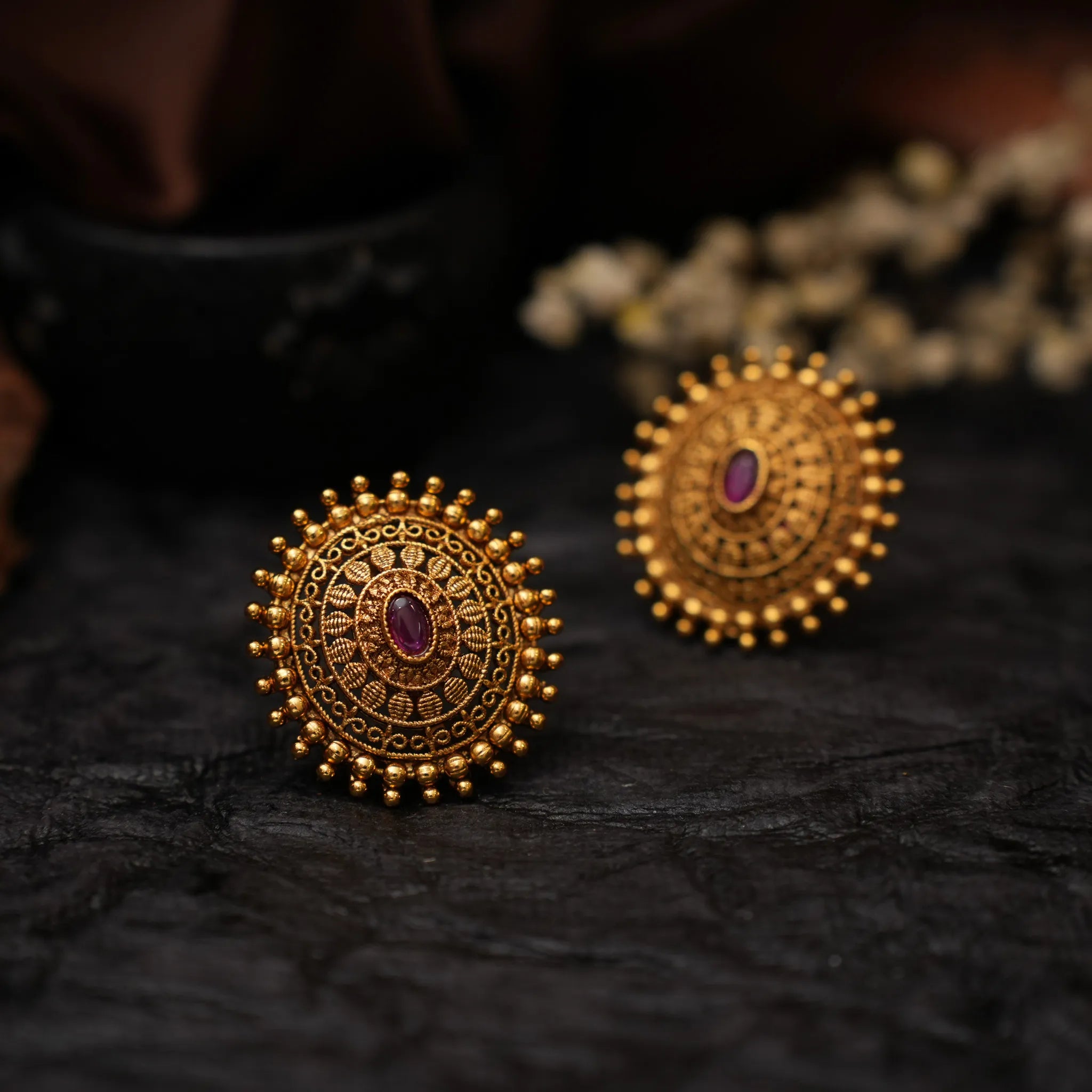 Gauri Antique Ear Stud