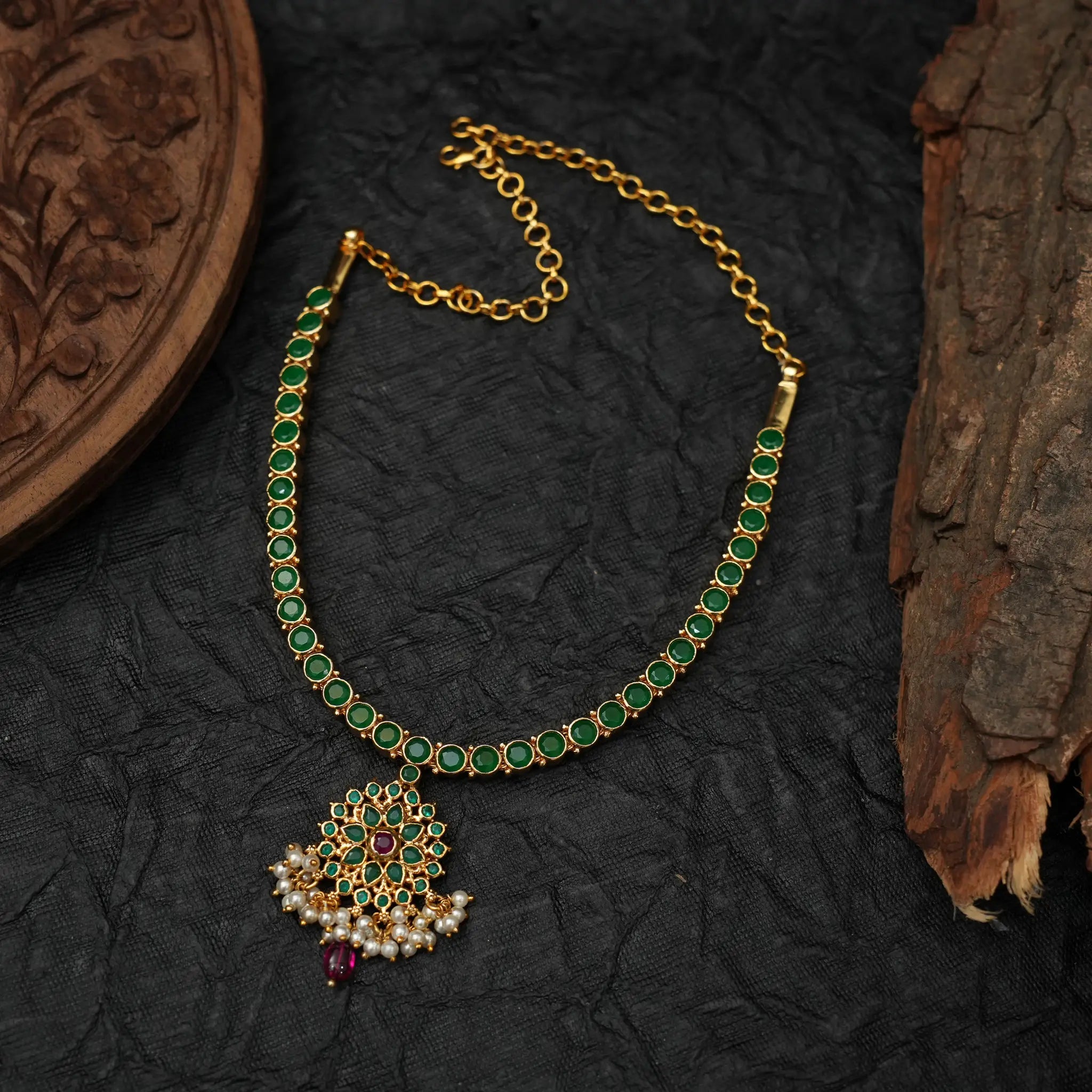 Gautami Silver Reversible Necklace