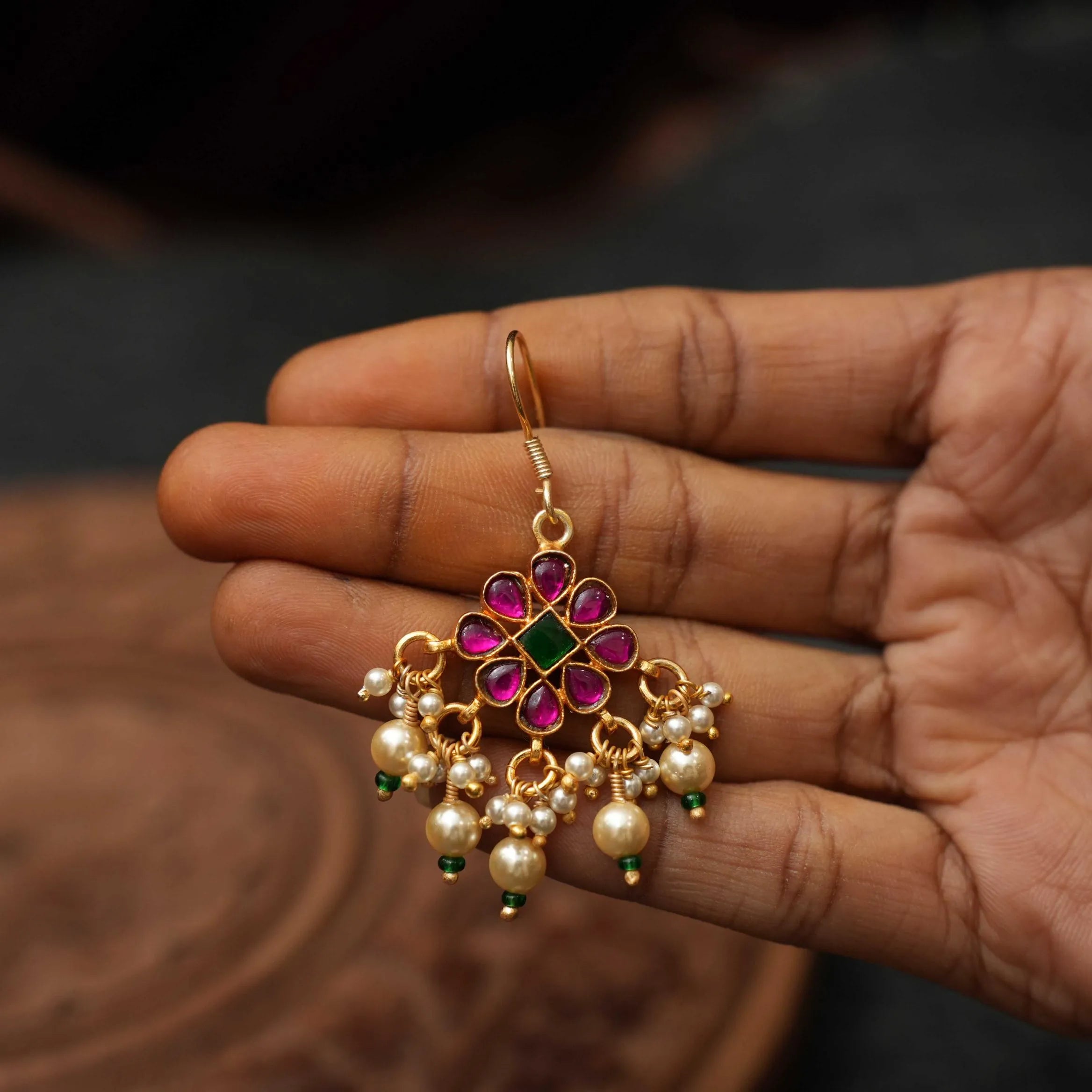 Geetika Silver Hoop Earrings