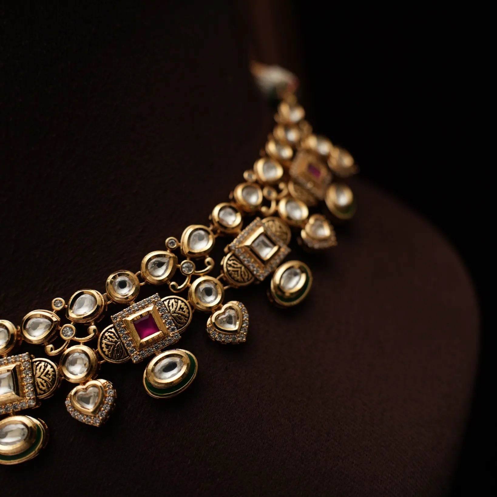 Ghalidah Polki Necklace
