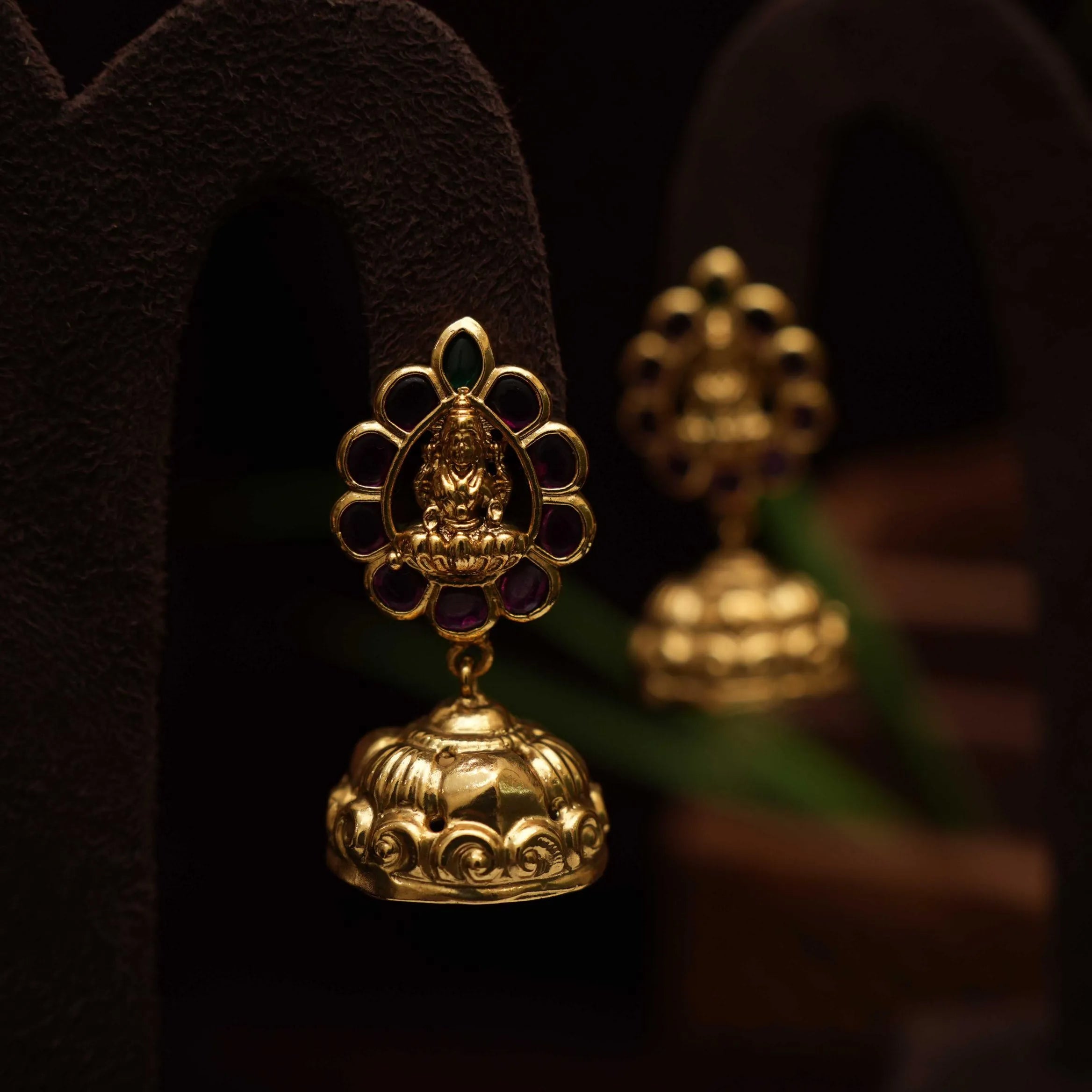 Girija Antique Jhumka Earrings