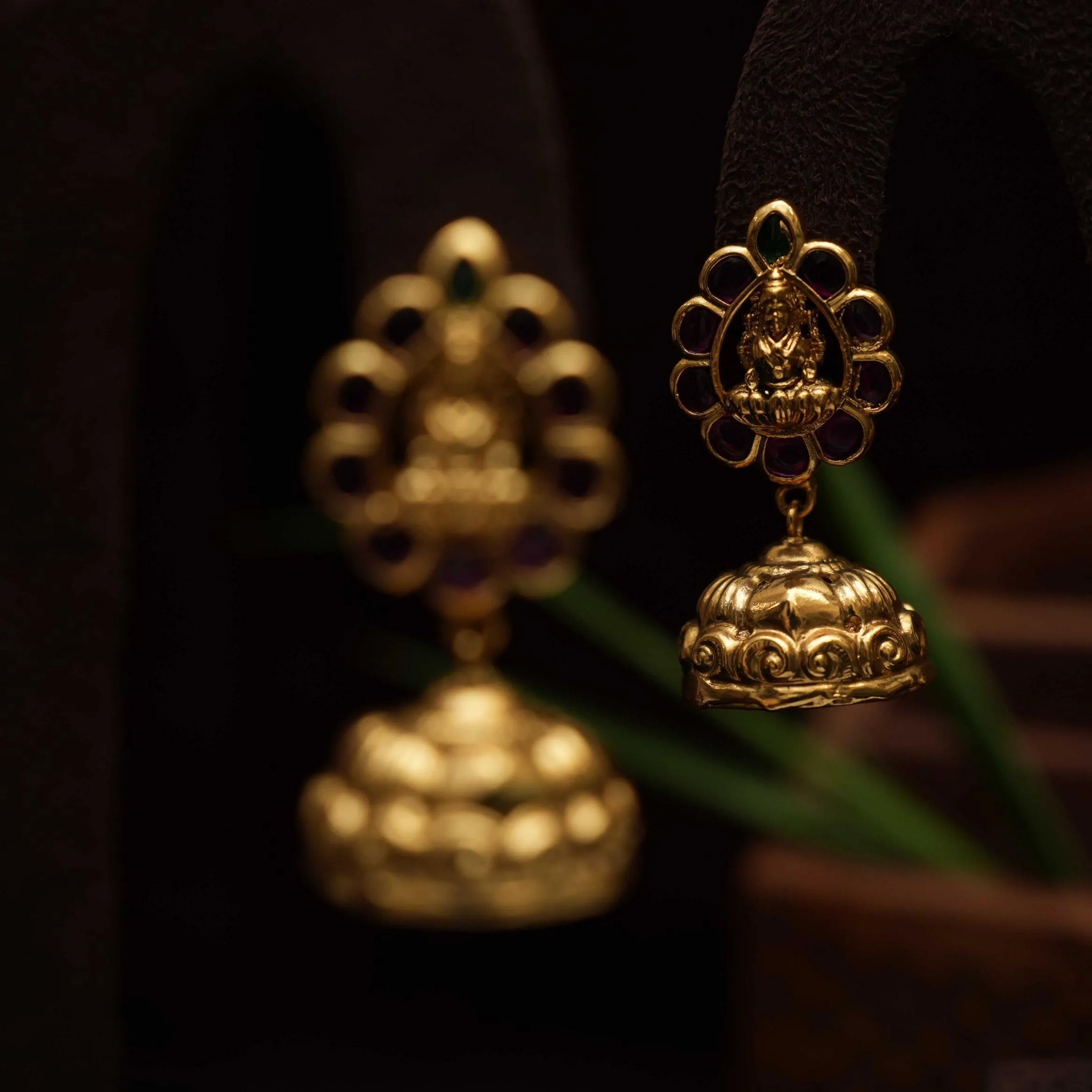 Girija Antique Jhumka Earrings