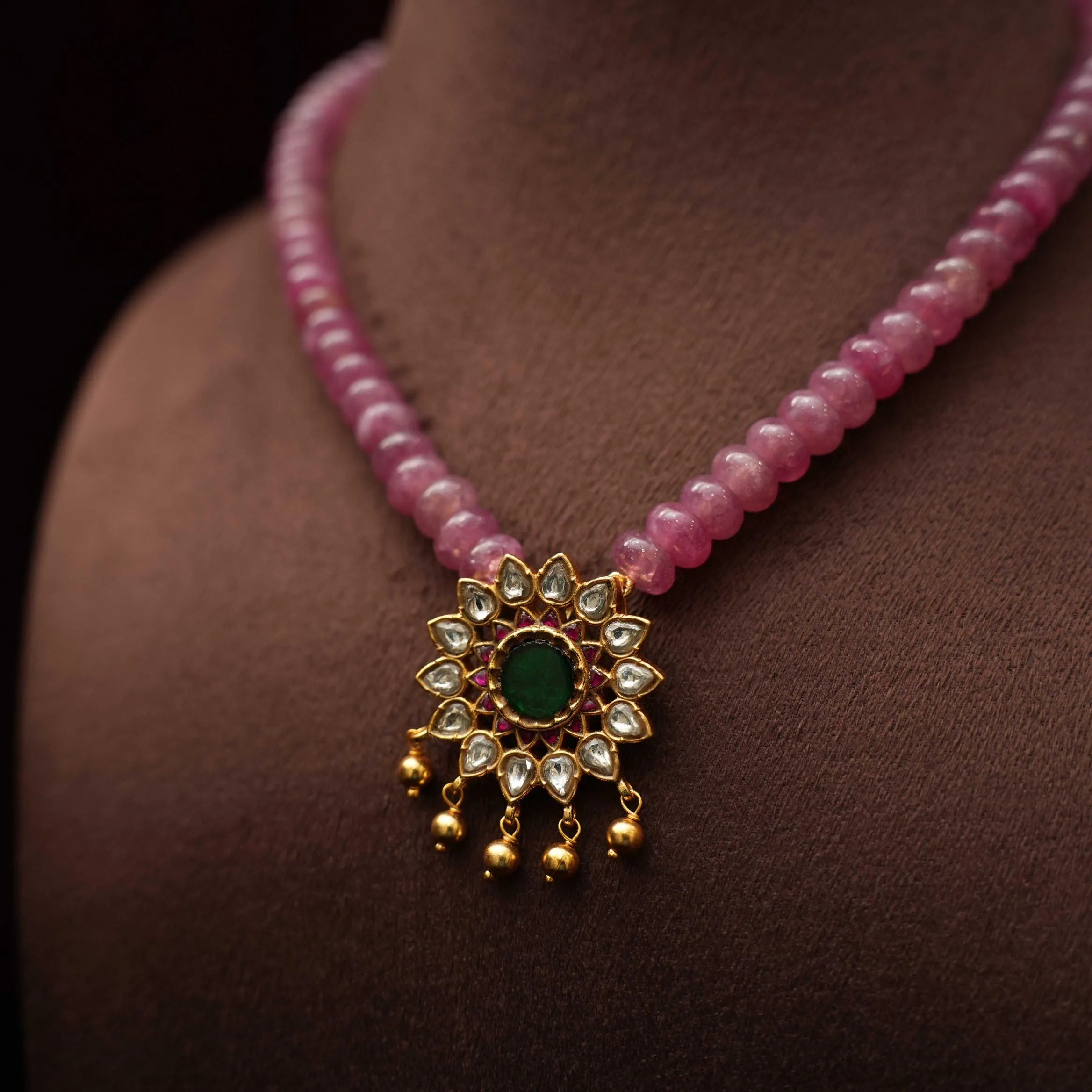 Girija Silver Necklace