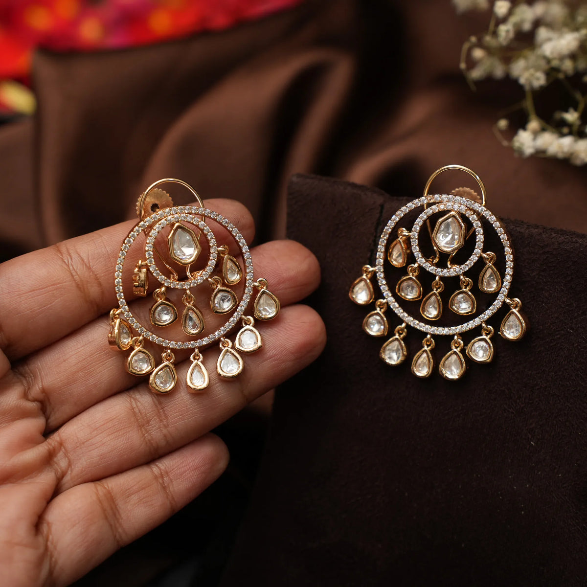 Girisha Chandbali Earrings