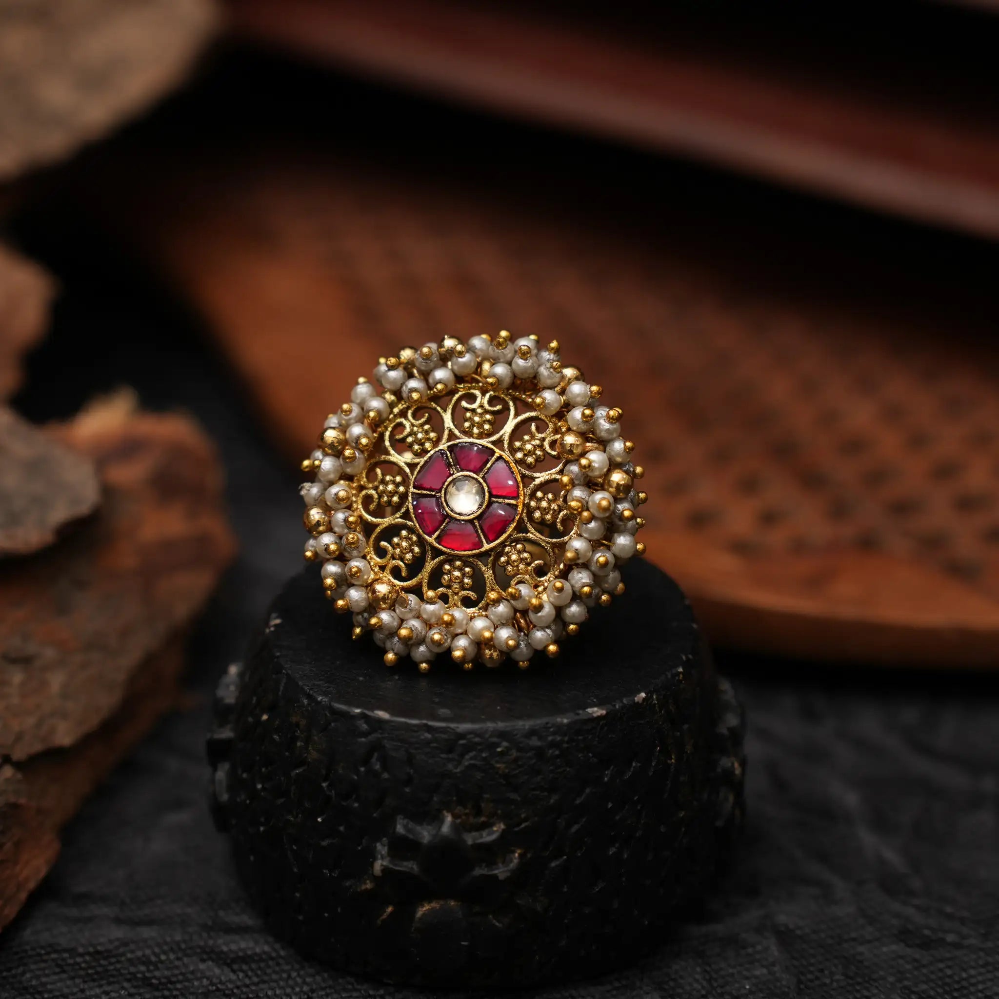Gracie Polki Ring