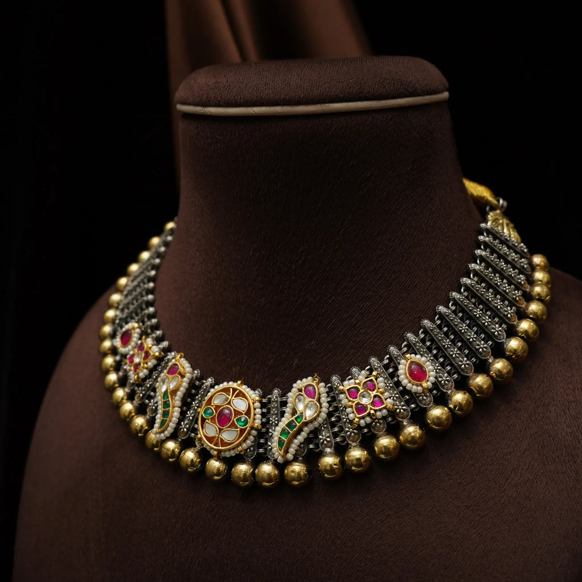 Greyna Victorian Polki Necklace - Iyla