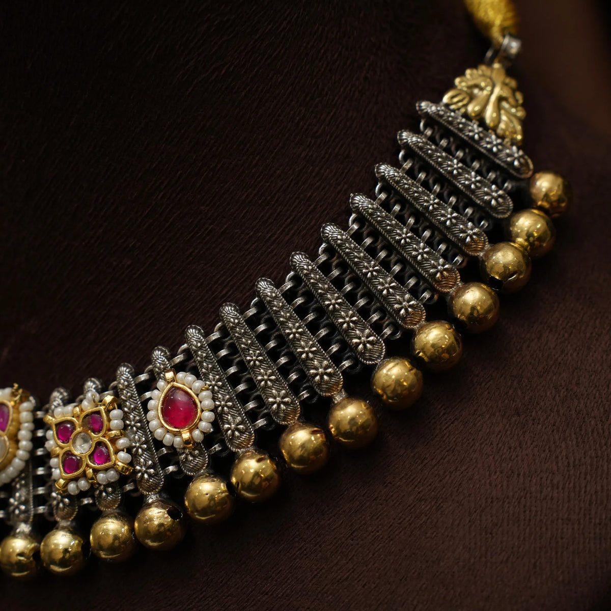 Greyna Victorian Polki Necklace - Iyla
