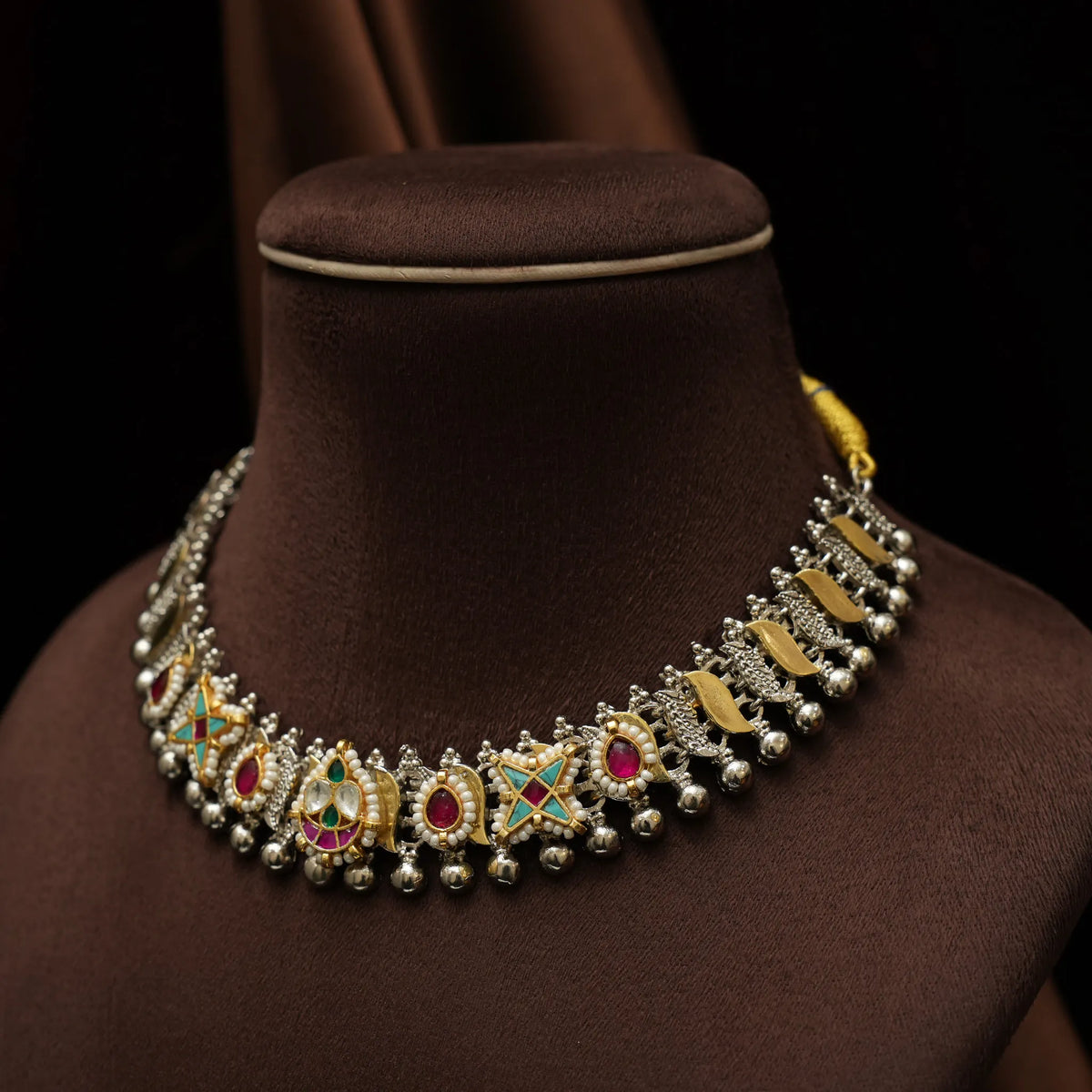 Greyna Victorian Polki Necklace - Lisa