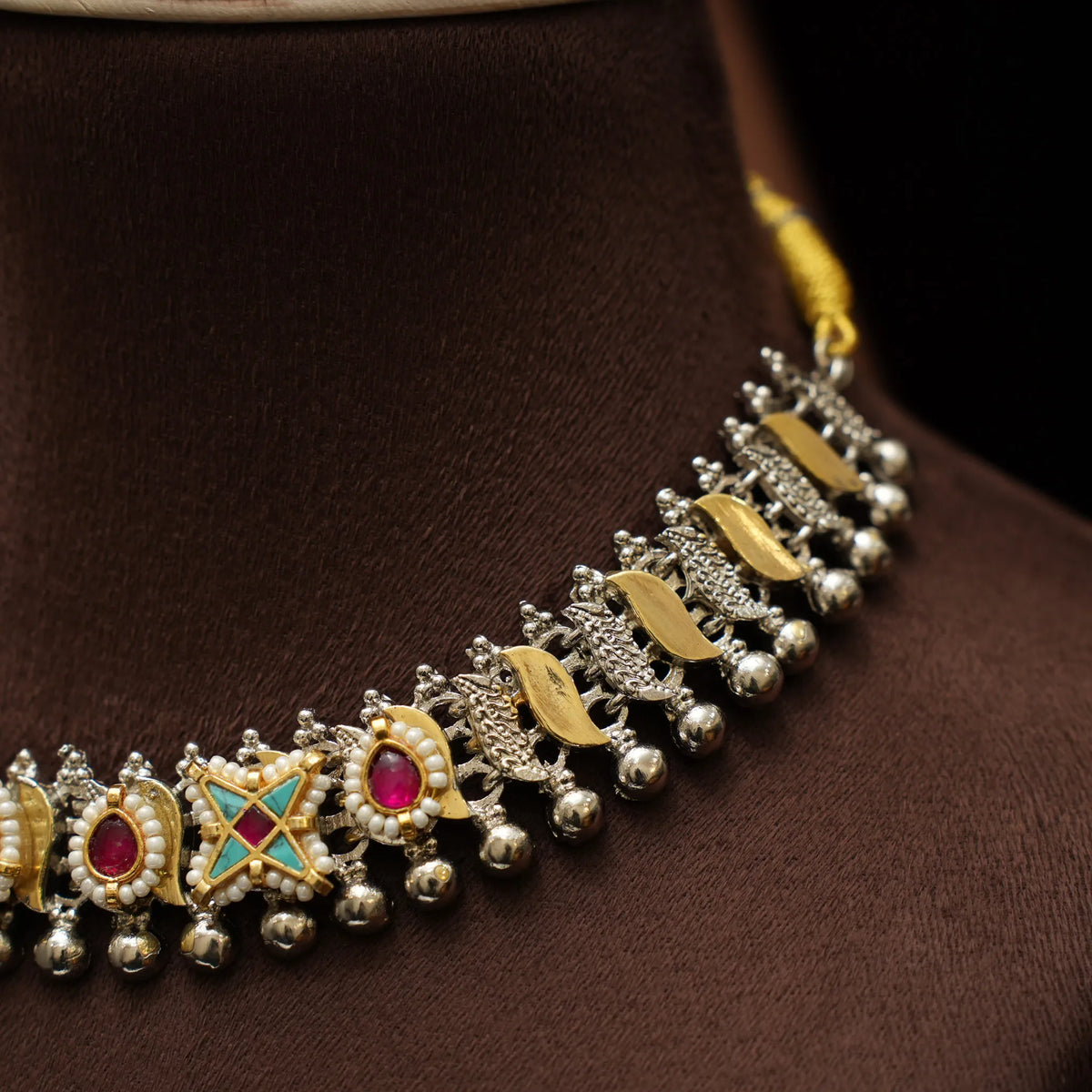 Greyna Victorian Polki Necklace - Lisa