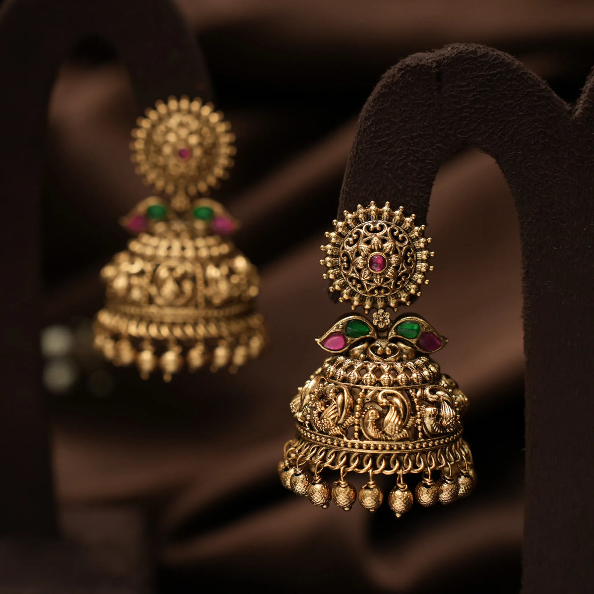 Gunavathi Antique Jhumka Earrings